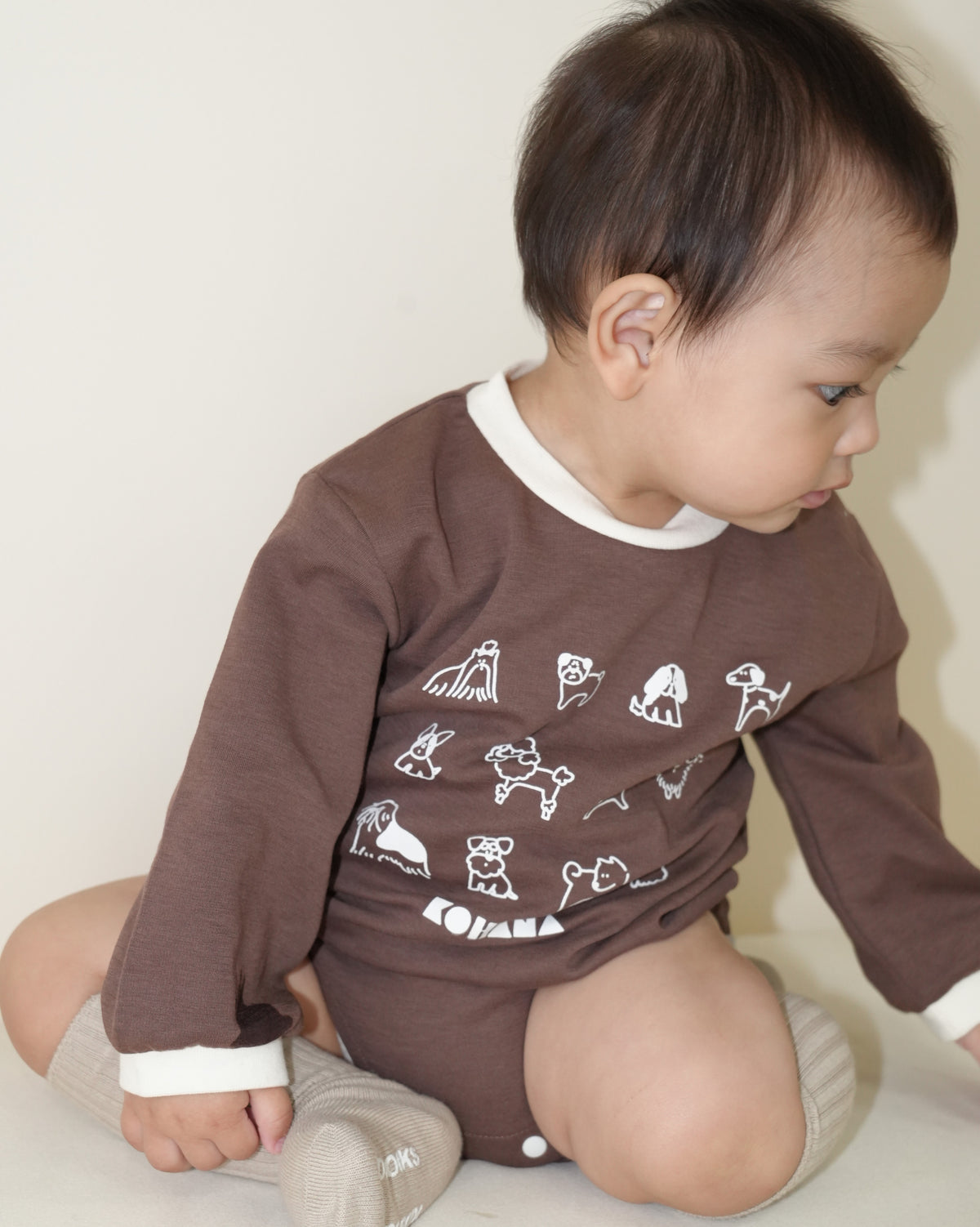 【110375】 (Brown) Dog Romper