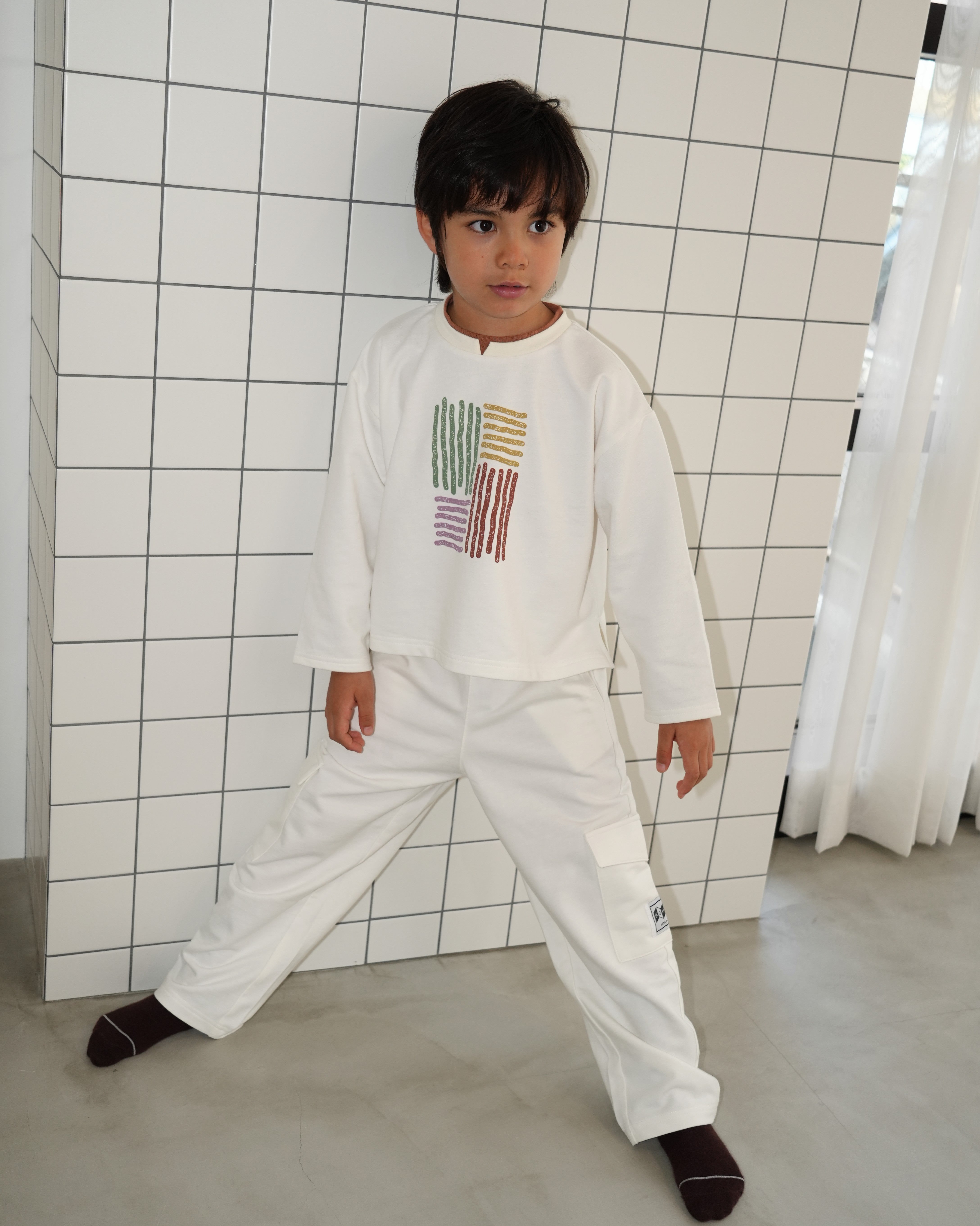 Design Curve Cargo Pants【110352】
