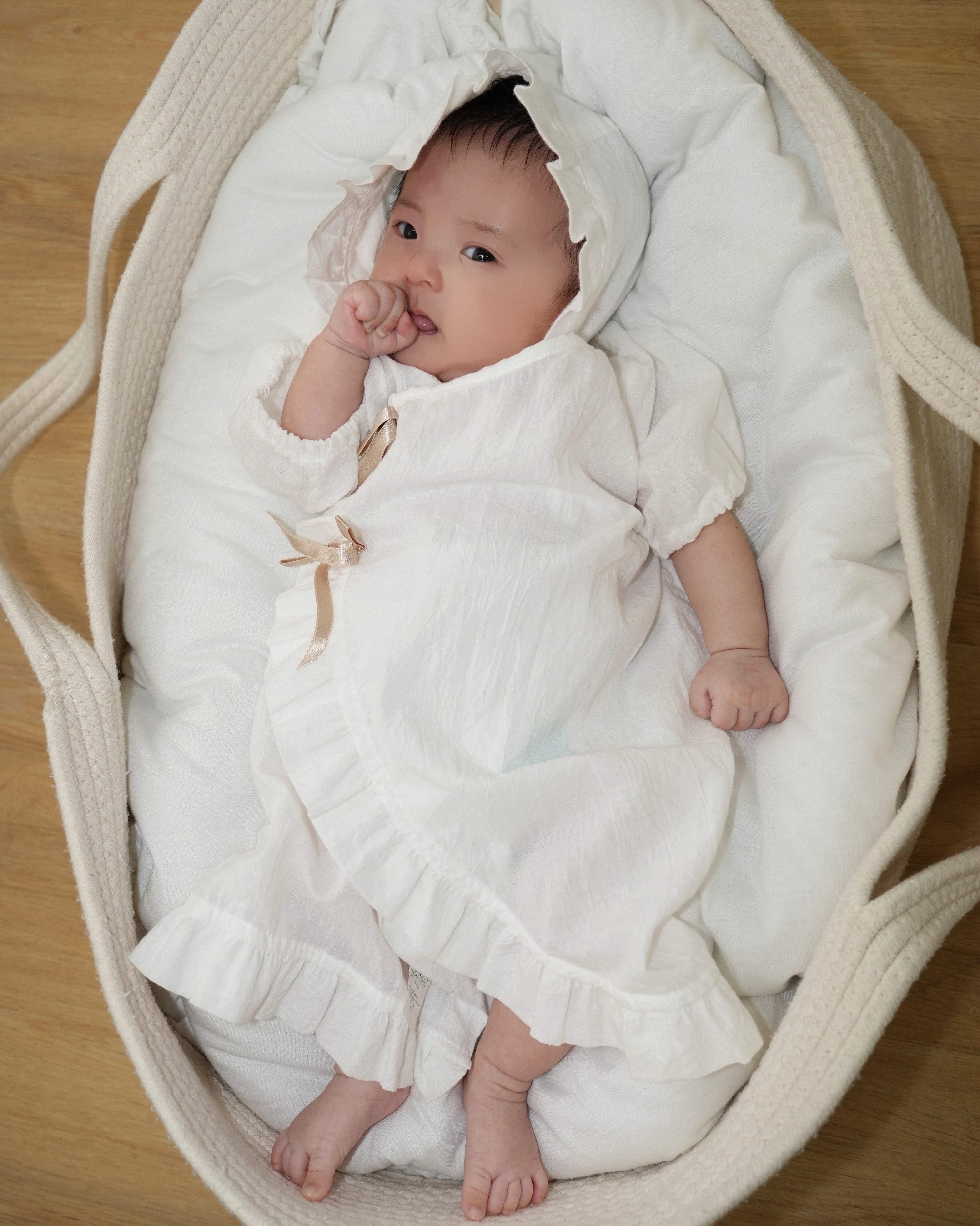 Baby Ceremony Dress (with Bonnet)【110036】