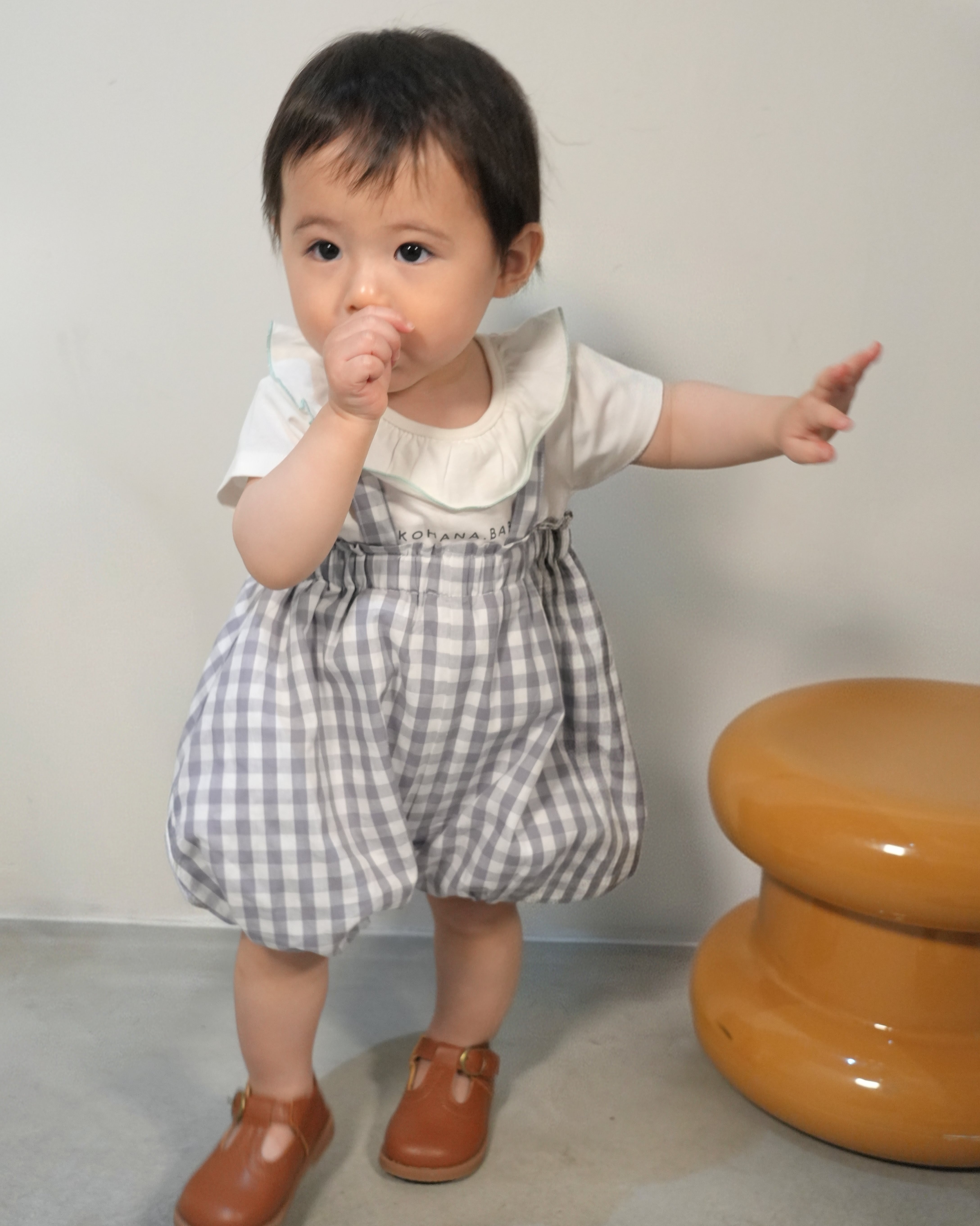 Balloon Bloomer Salopette【110043】(gray)