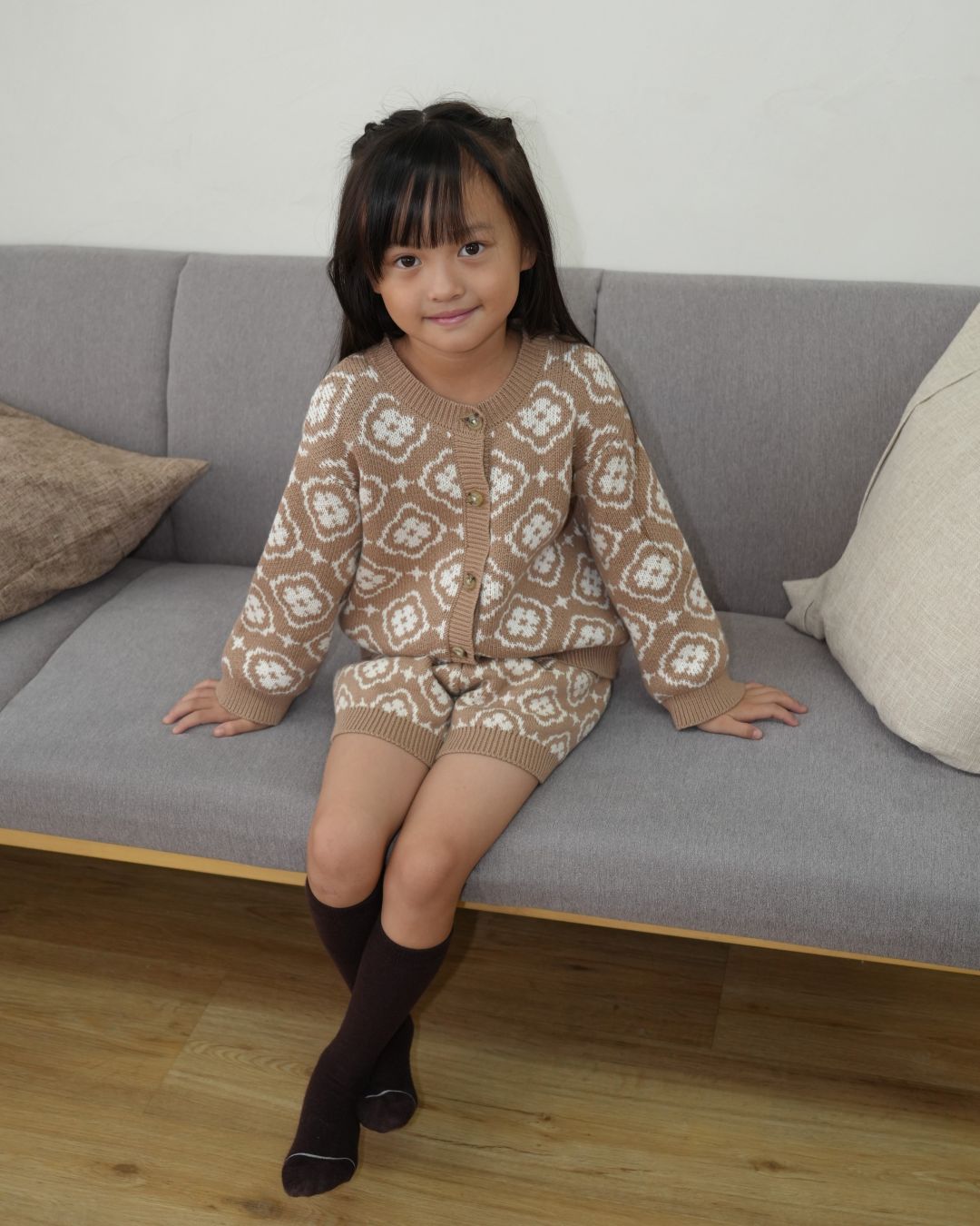 Vintage Knit Cardigan【110100】 (brown)