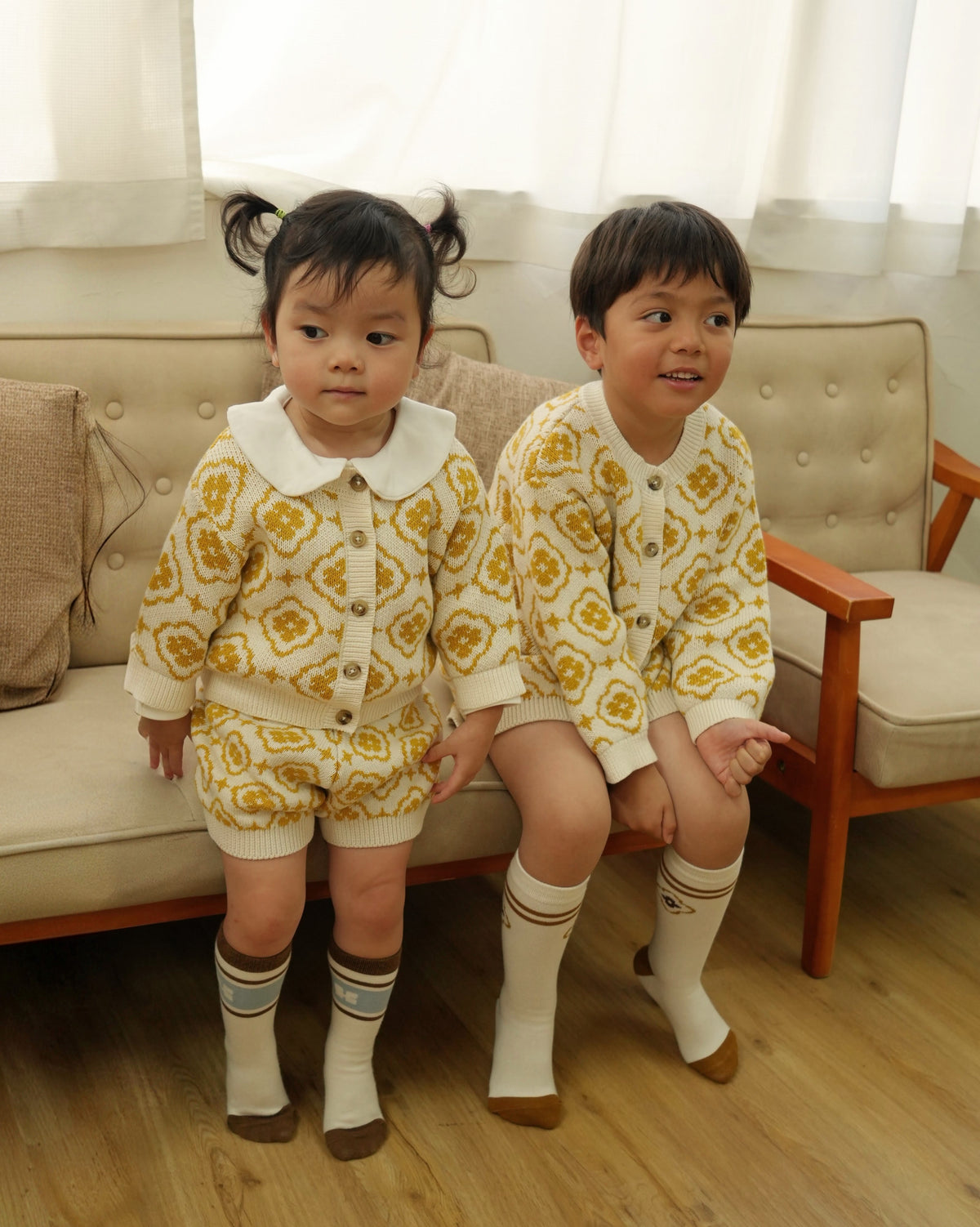 Vintage Knit Shorts【110355】 (white)