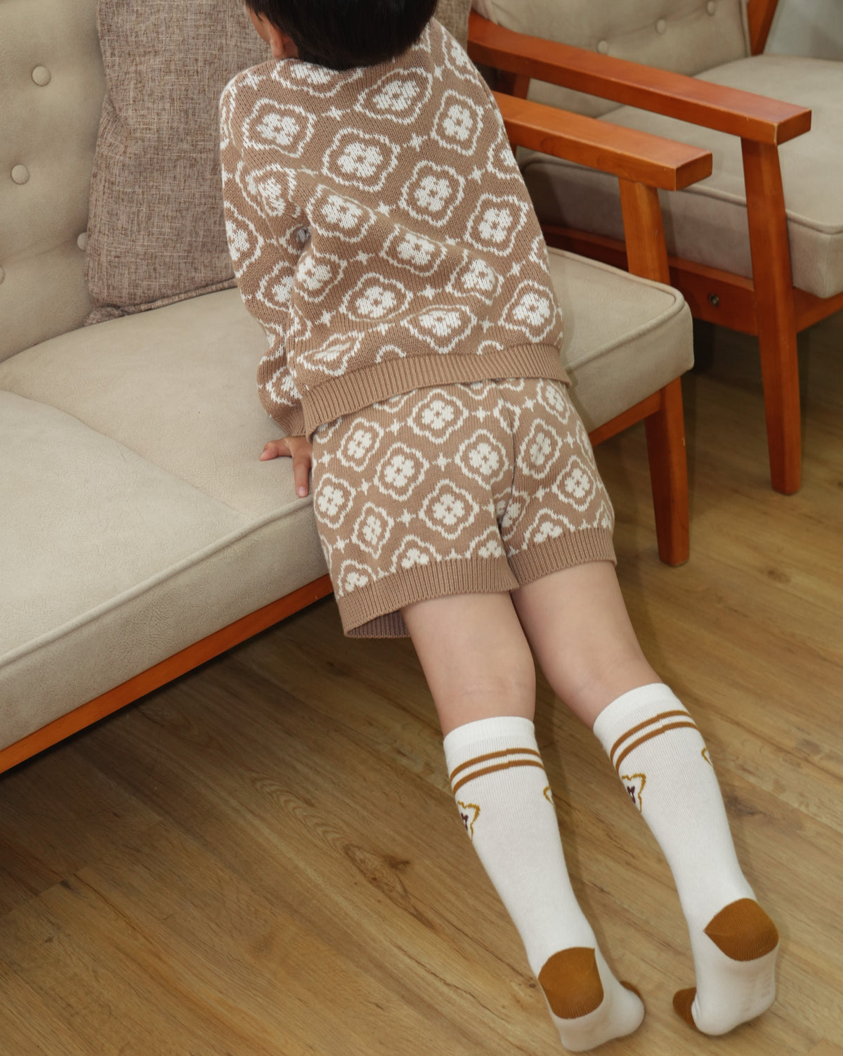 Vintage Knit Shorts【110355】 (brown)