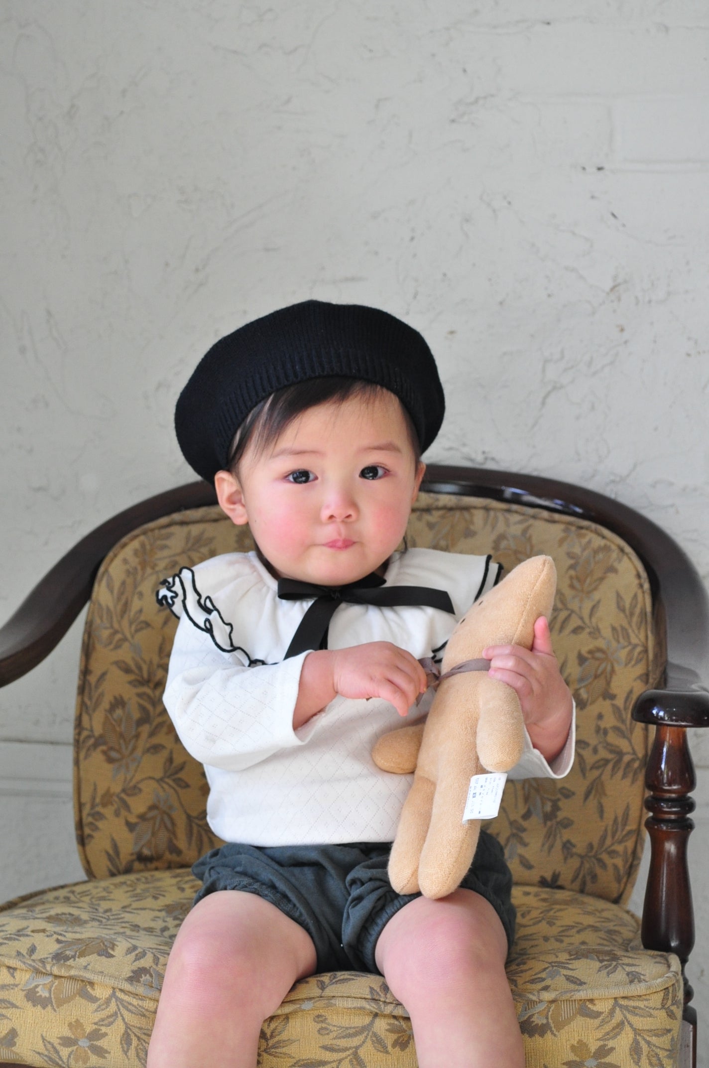 Classical Detachable Collar Pumpkin Pants Two Piece Set【110126】