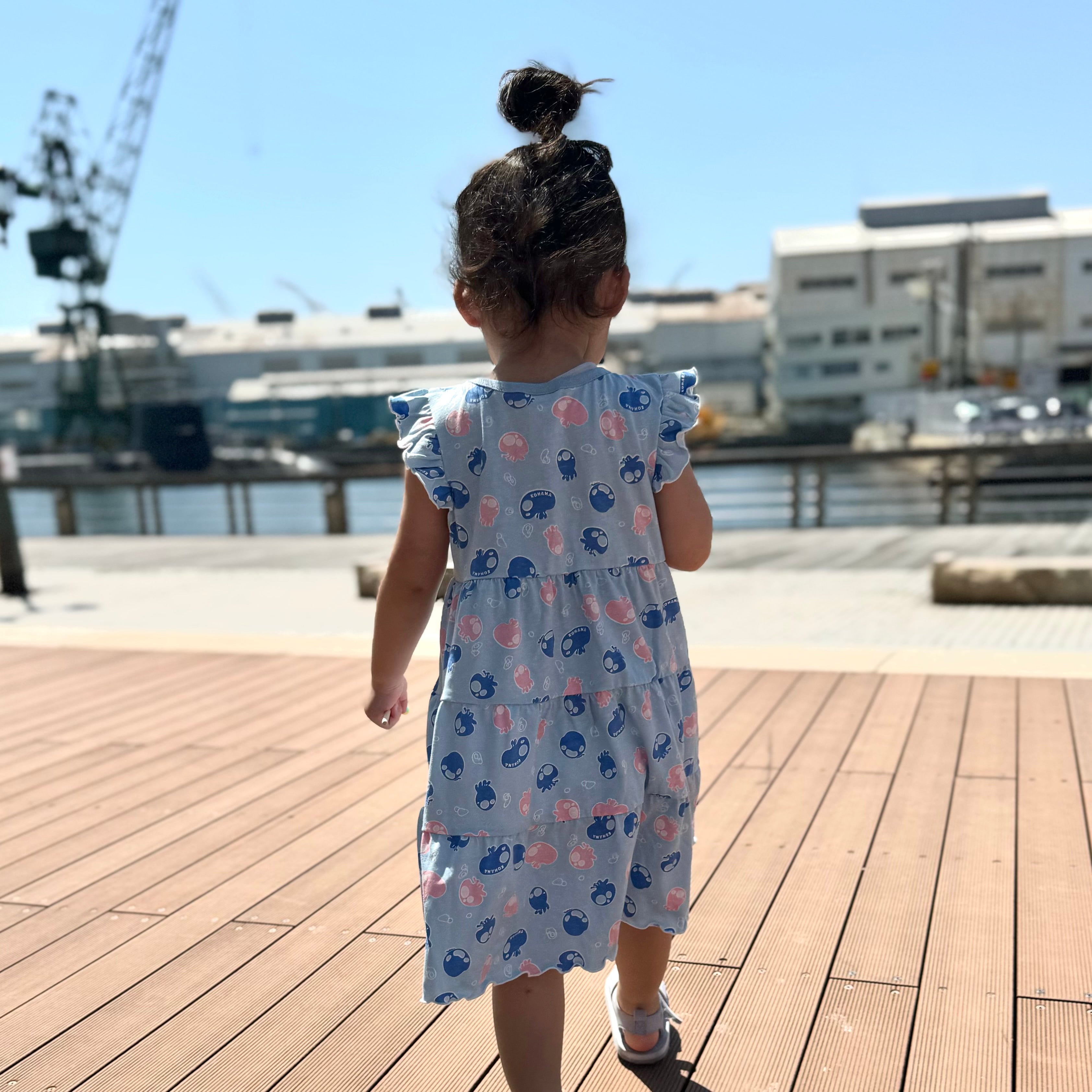 【KOHANA ANIMAL08】 jellyfish one piece-organic-