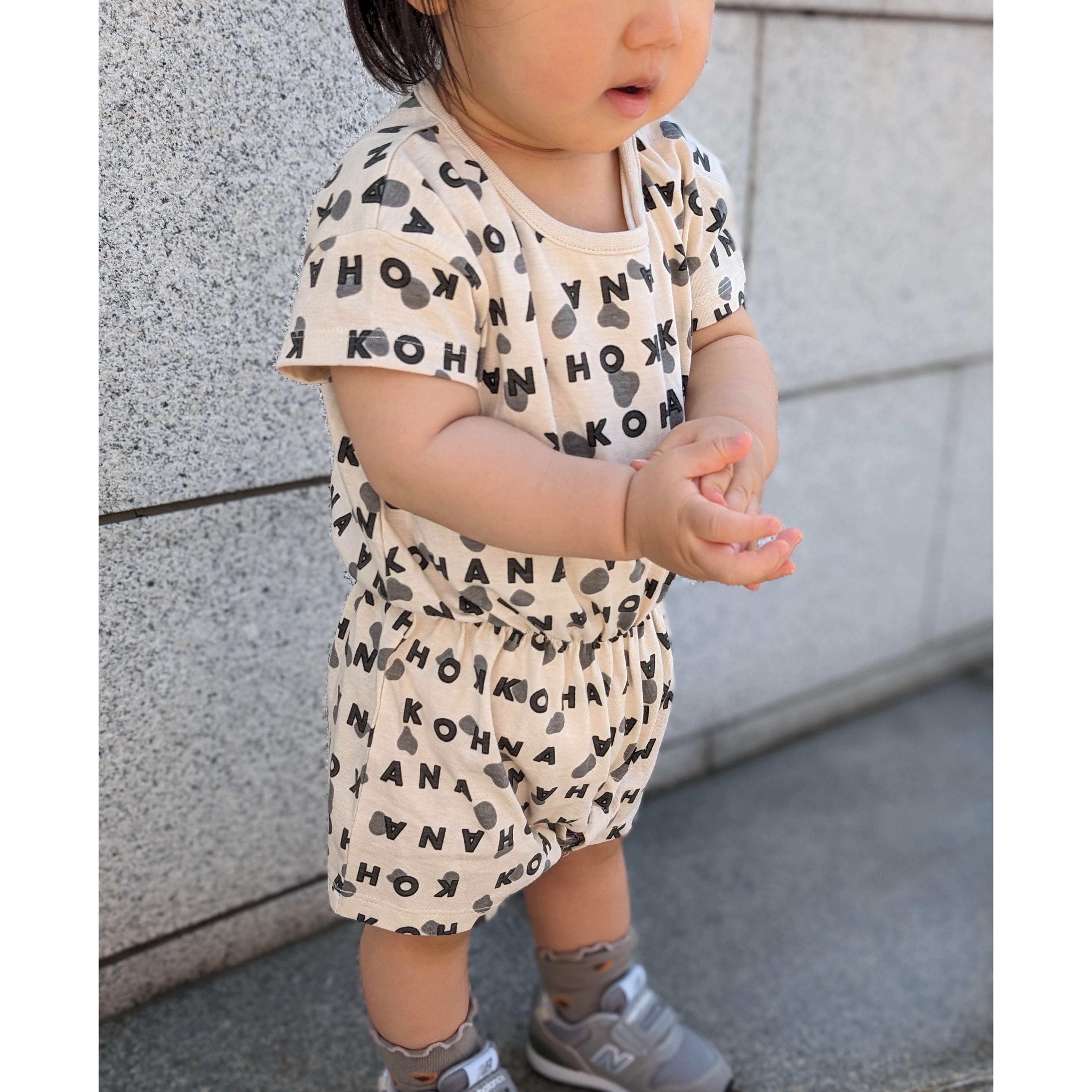 【KOHANA ANIMAL03】 Dalmatian rompers-organic-