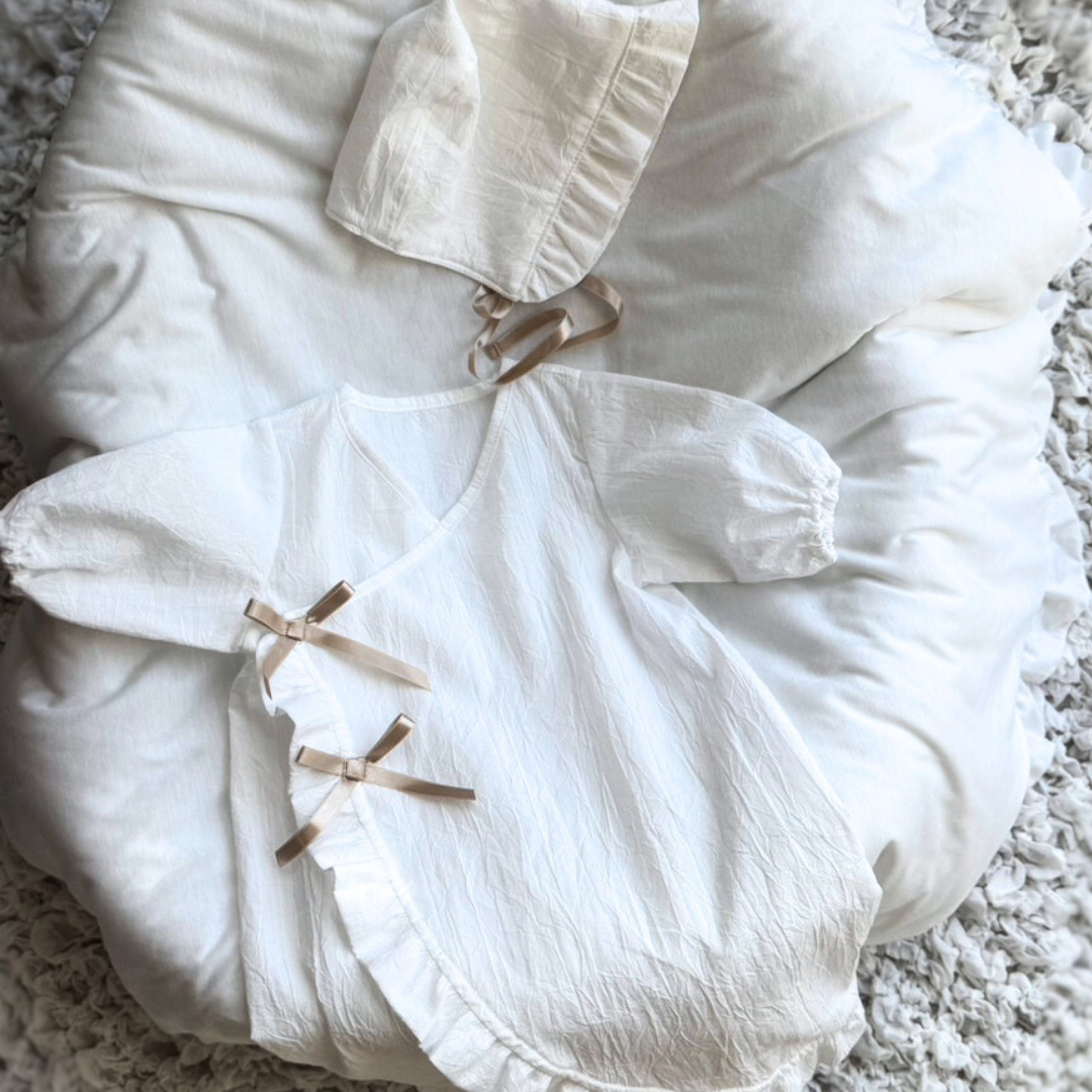 Baby Ceremony Dress (with Bonnet)【110036】