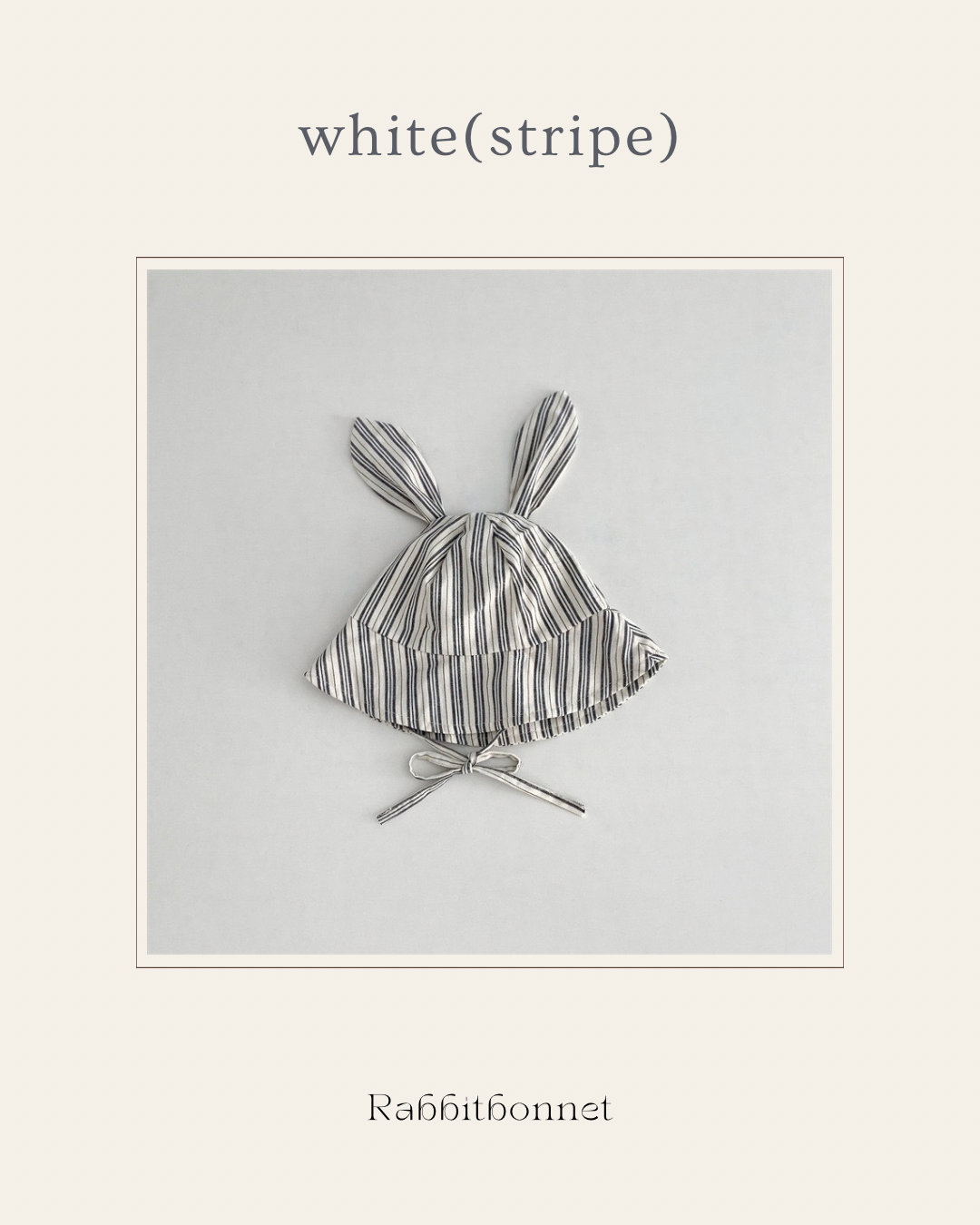 デザインラビットバケットハット【A294】