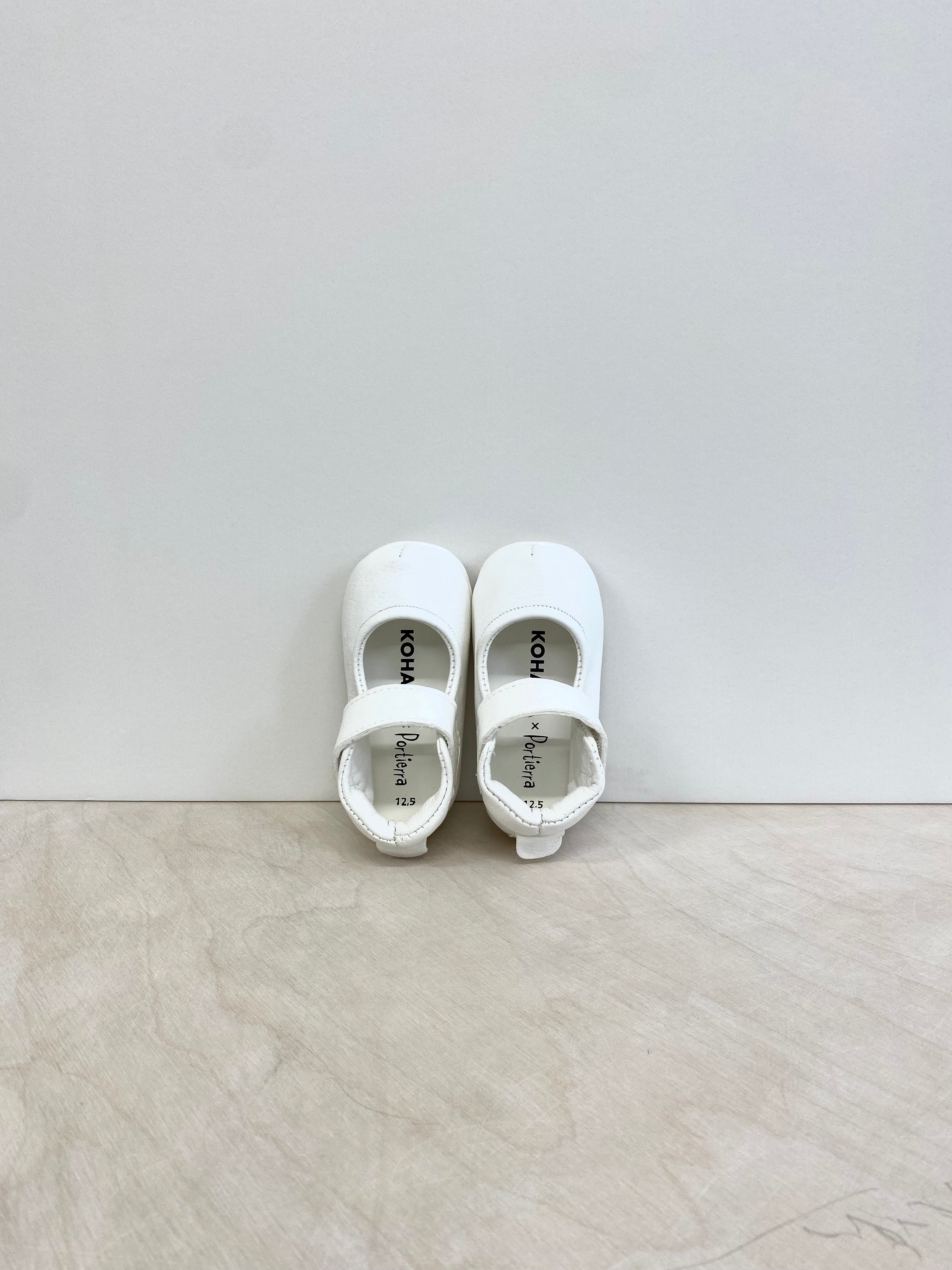 【KOHANA×Portierra07】Deer Leather first shoes/strap -made in Japan-