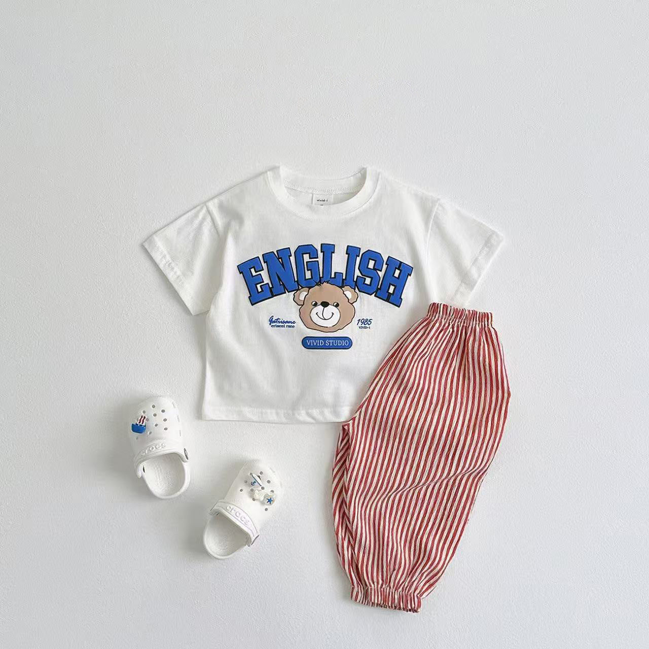 ストライプカラーパンツ【K258】