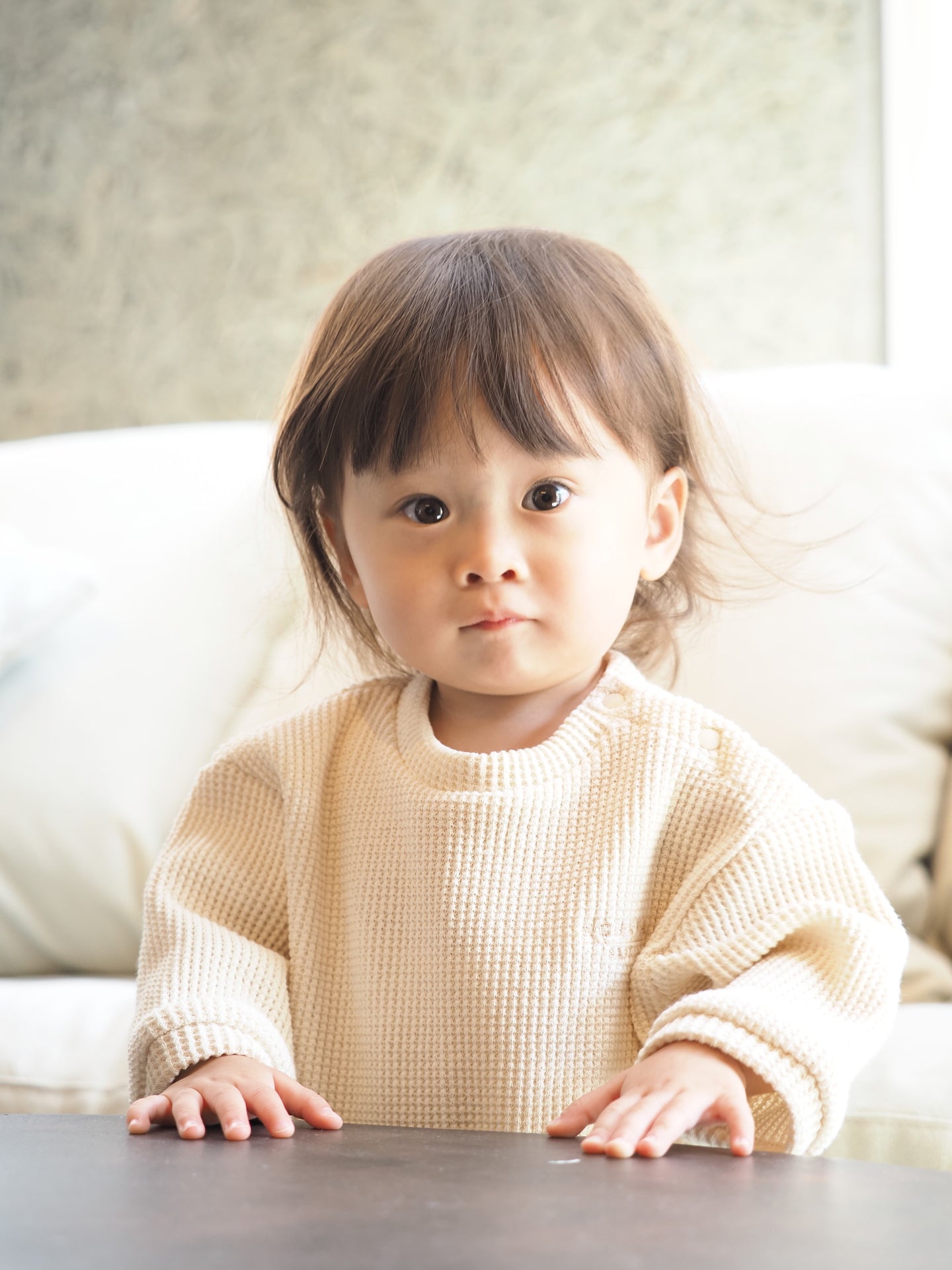 【KOHANA MADE01】waffle rompers -made in Japan-