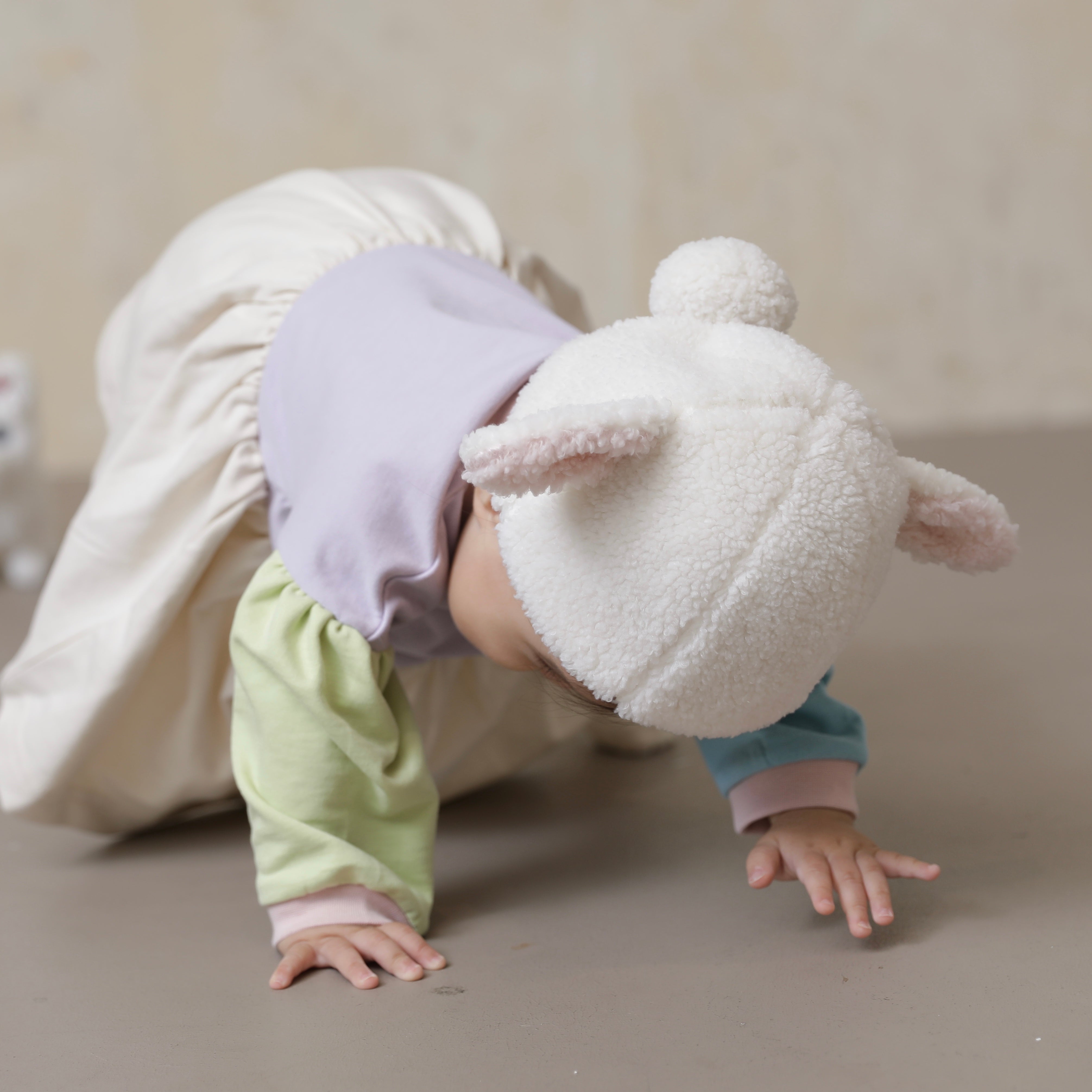 もこもこアニマルボア帽子【110038】