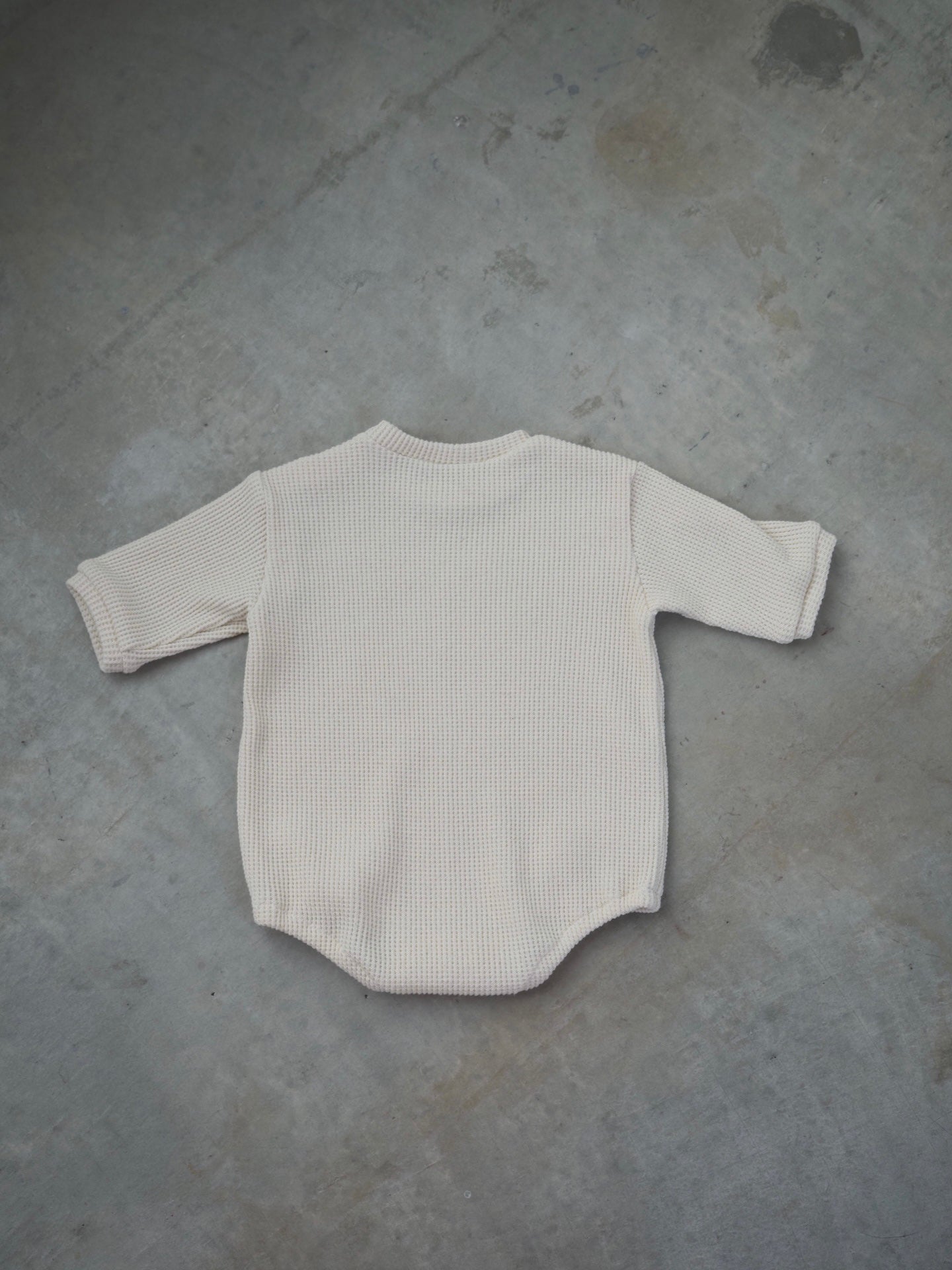 【KOHANA MADE01】waffle rompers -made in Japan-