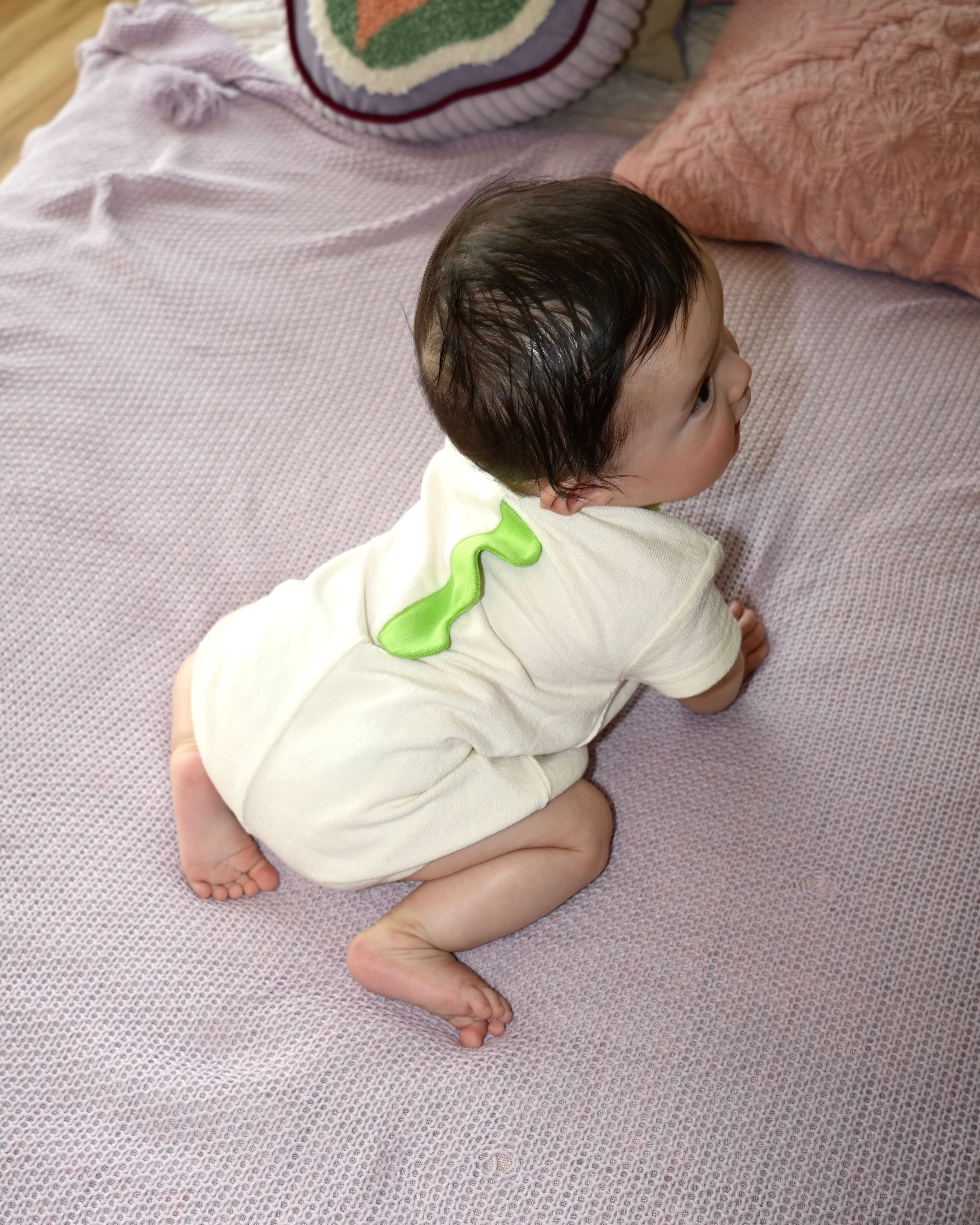 Kohana saurus Neon Rompers【110255】 (White)