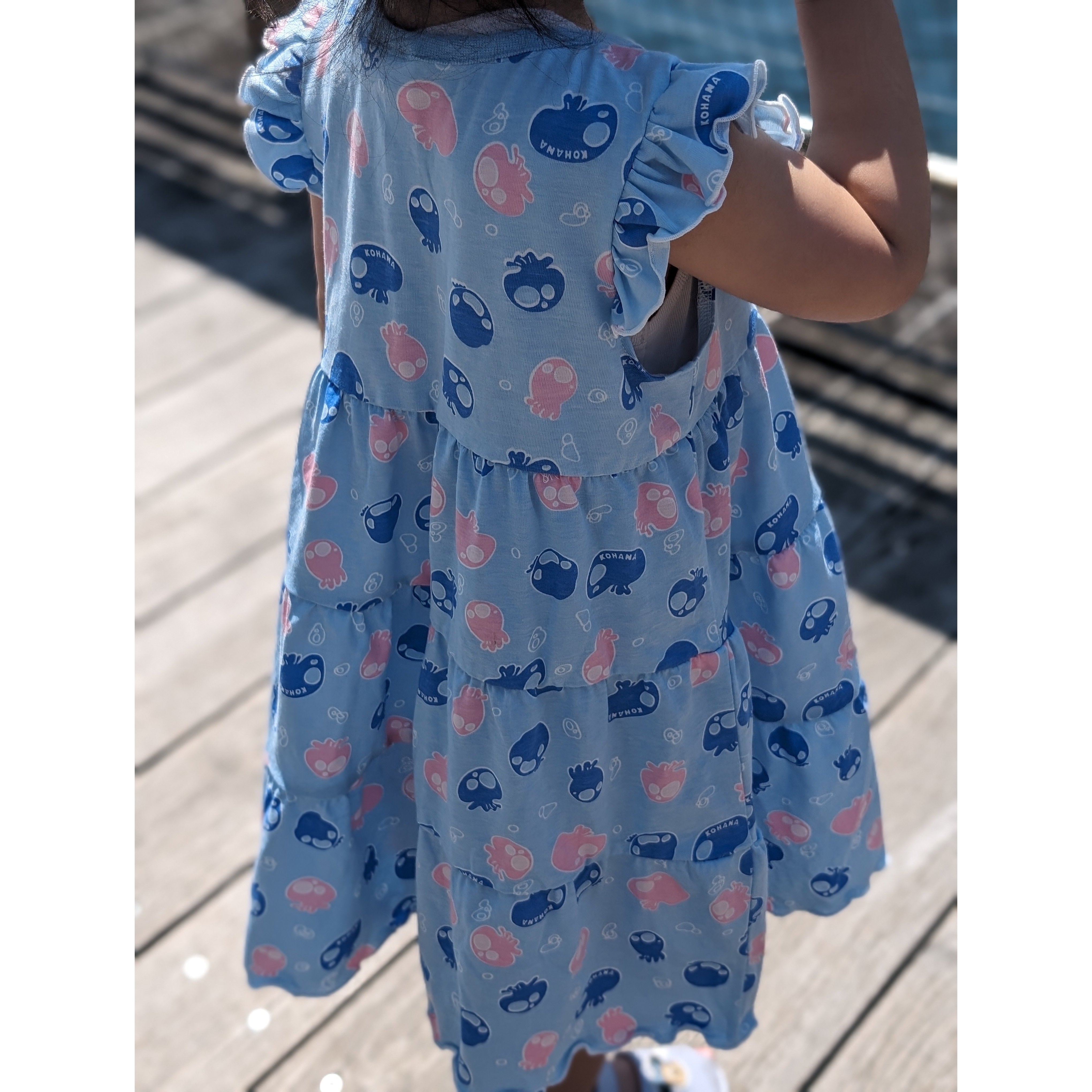 【KOHANA ANIMAL08】 jellyfish one piece-organic-