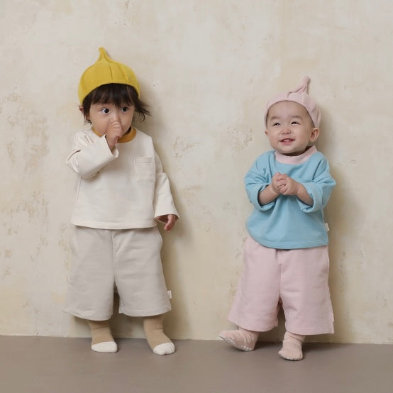 バイカラーポケットトレーナー【110018】