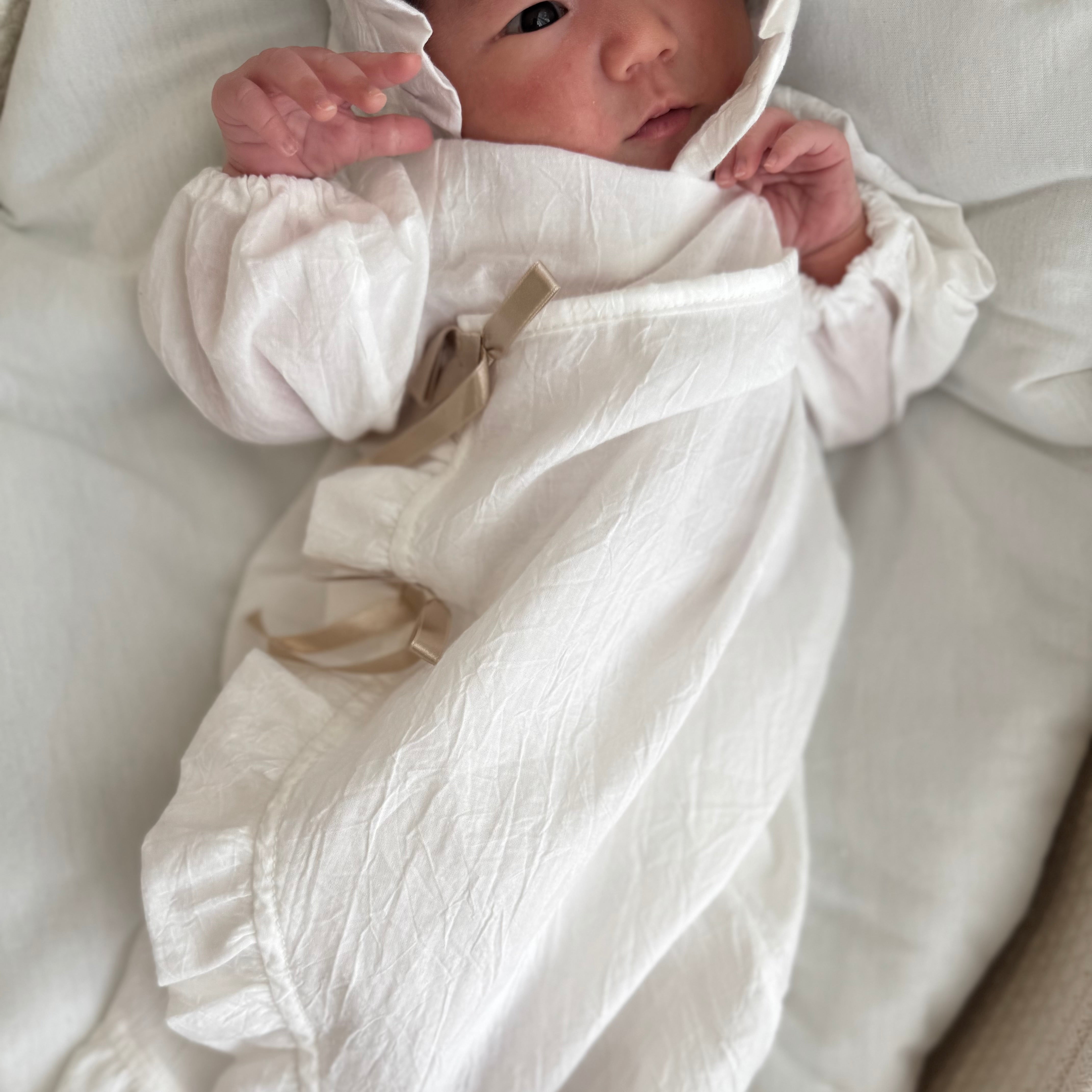 Baby Ceremony Dress (with Bonnet)【110036】