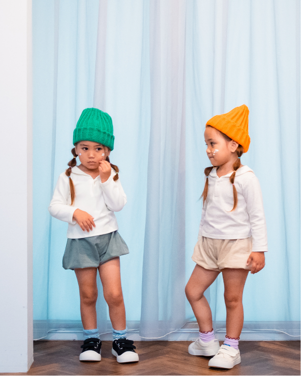 ストレッチスムースセーラーカラーシャツ【110090】(Brown)