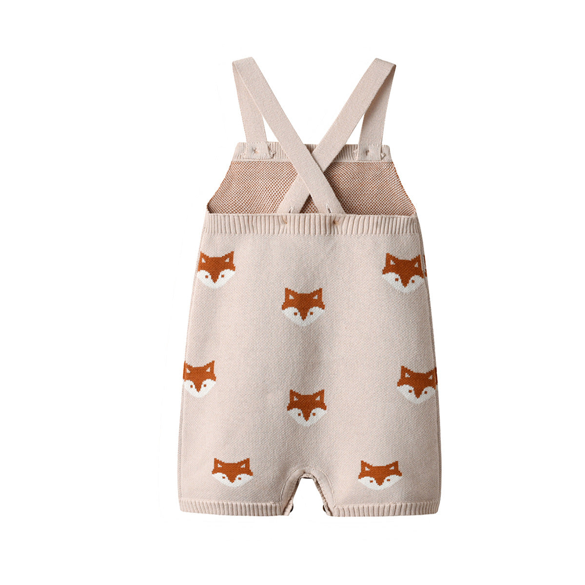 きつねさんニットサロペット【N3407】