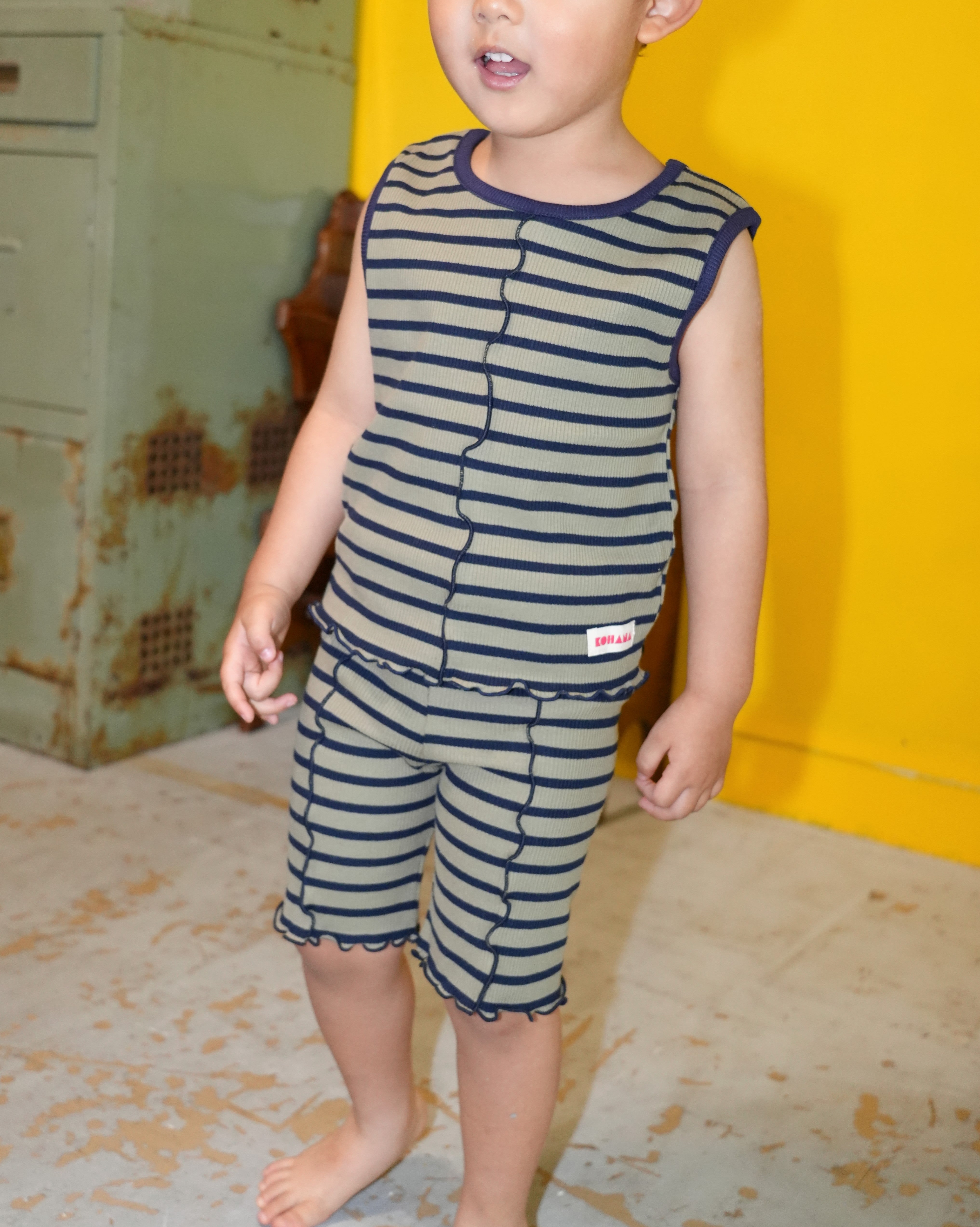 Striped Mellow Tank Top【150015】 (DGR)