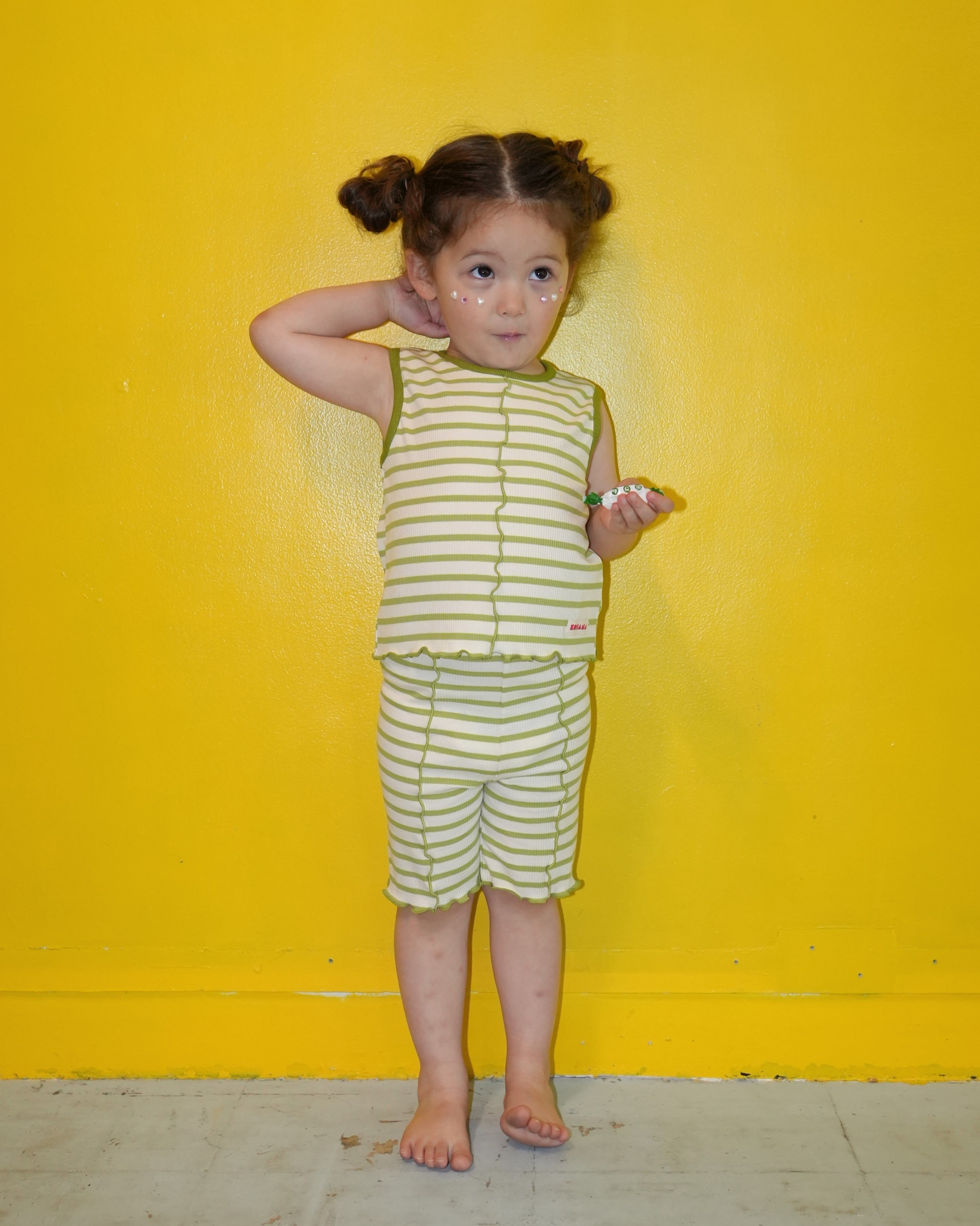 Striped Mellow Tank Top【150015】 (LGR)