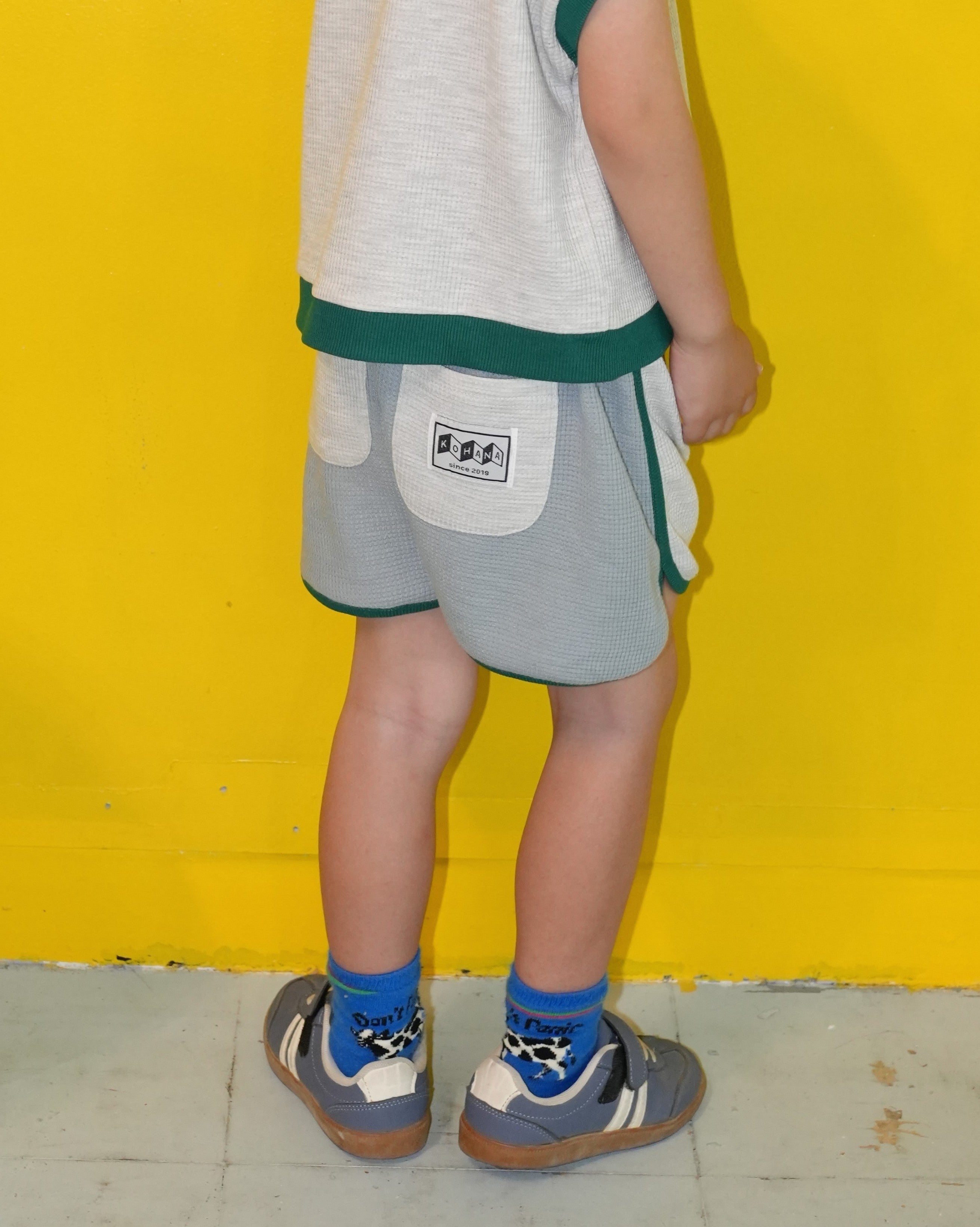 Neon Color Running Pants【150020】 (gray)