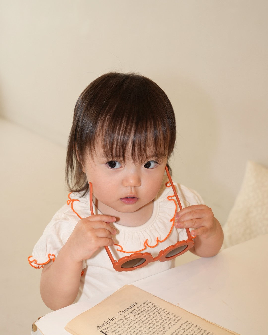 Merrow Collar Frill Rompers【110225】