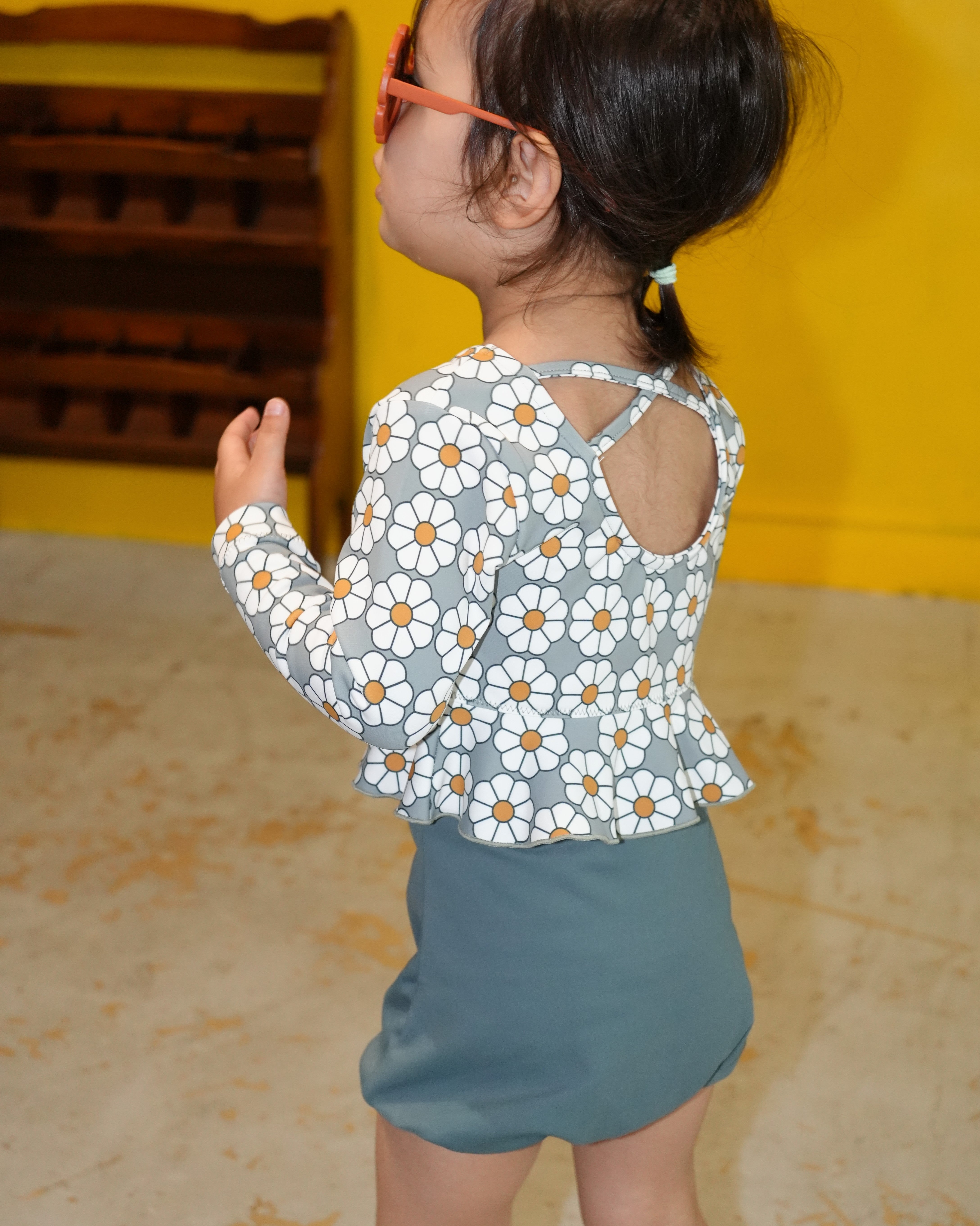 Retro Daisy Swimwear (Girls)【150029】