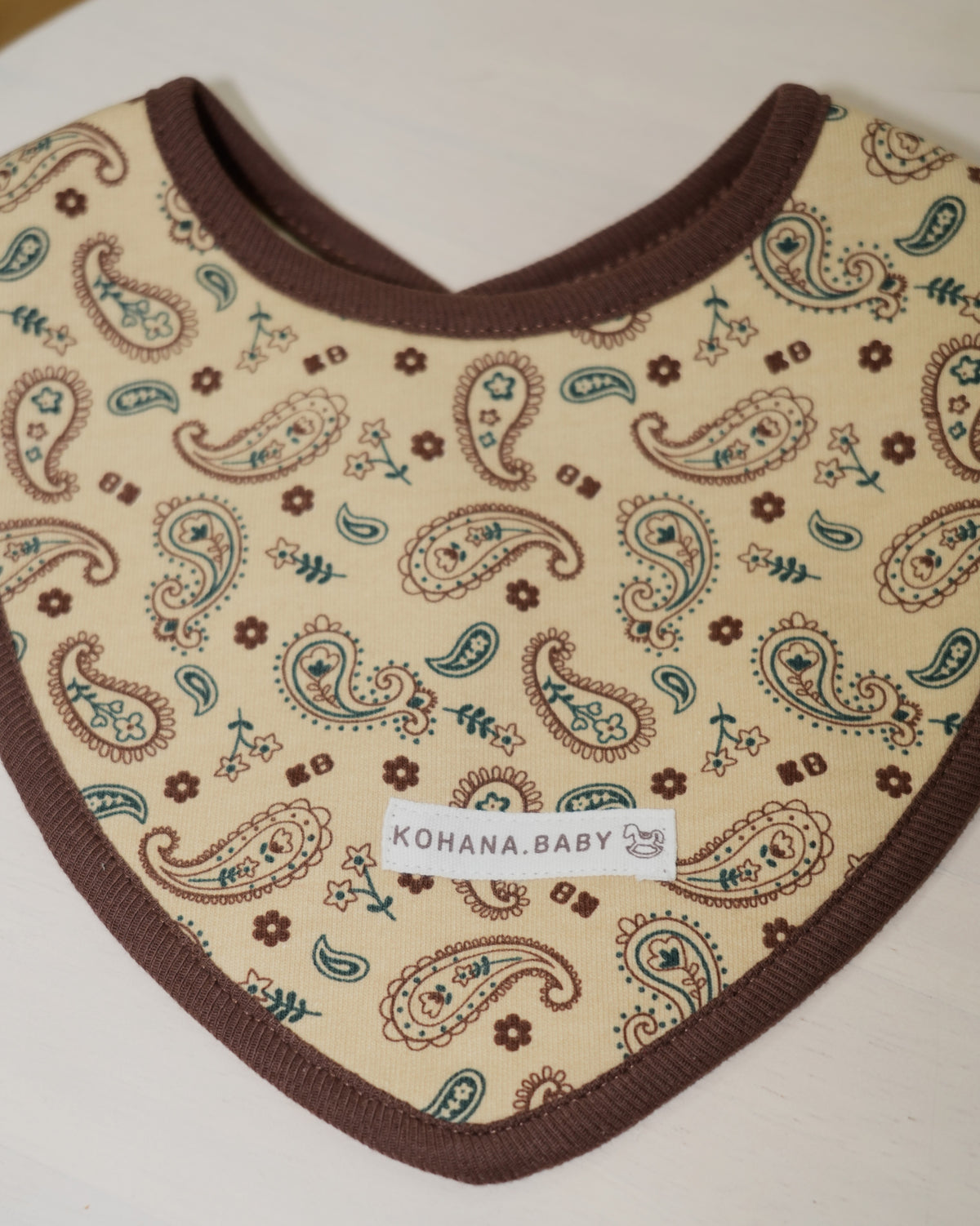 Floral Paisley Bib【110337】
