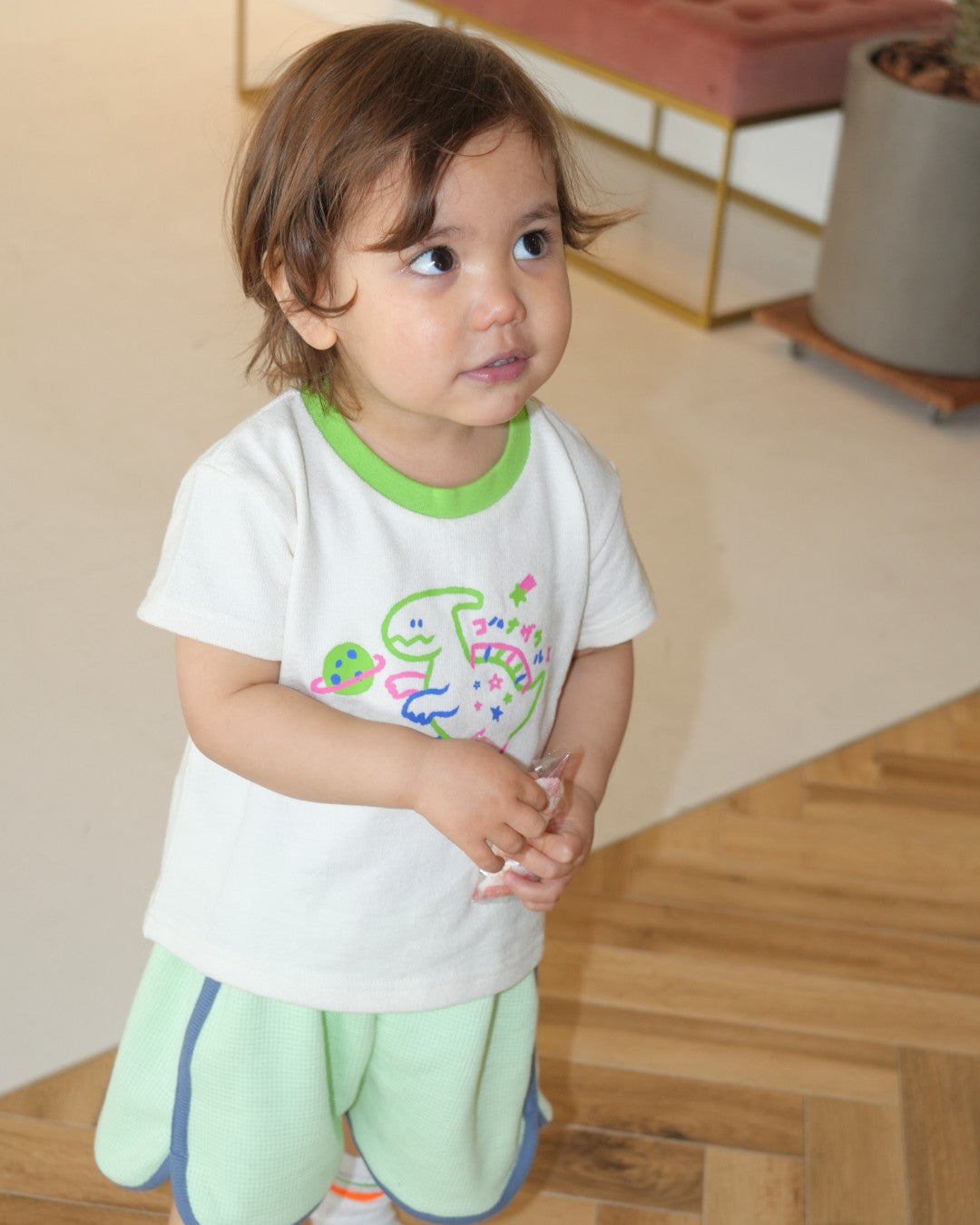 Kohana saurus Neon T-Shirt【110256】 (White)