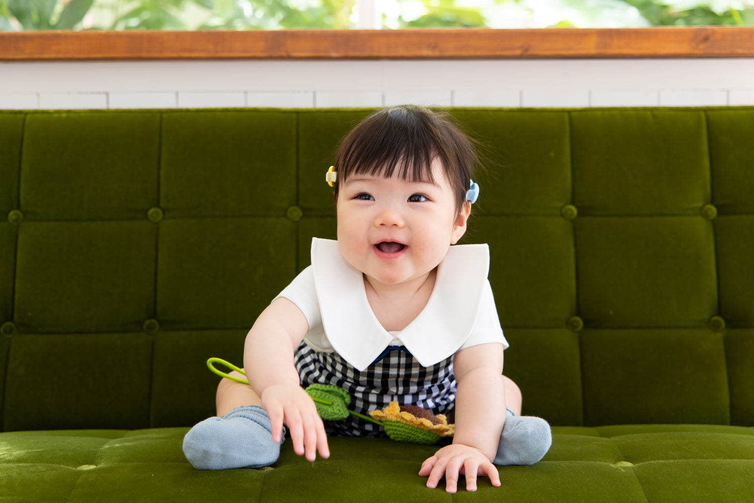 半袖蝶ネクタイカラーシャツ【110071】