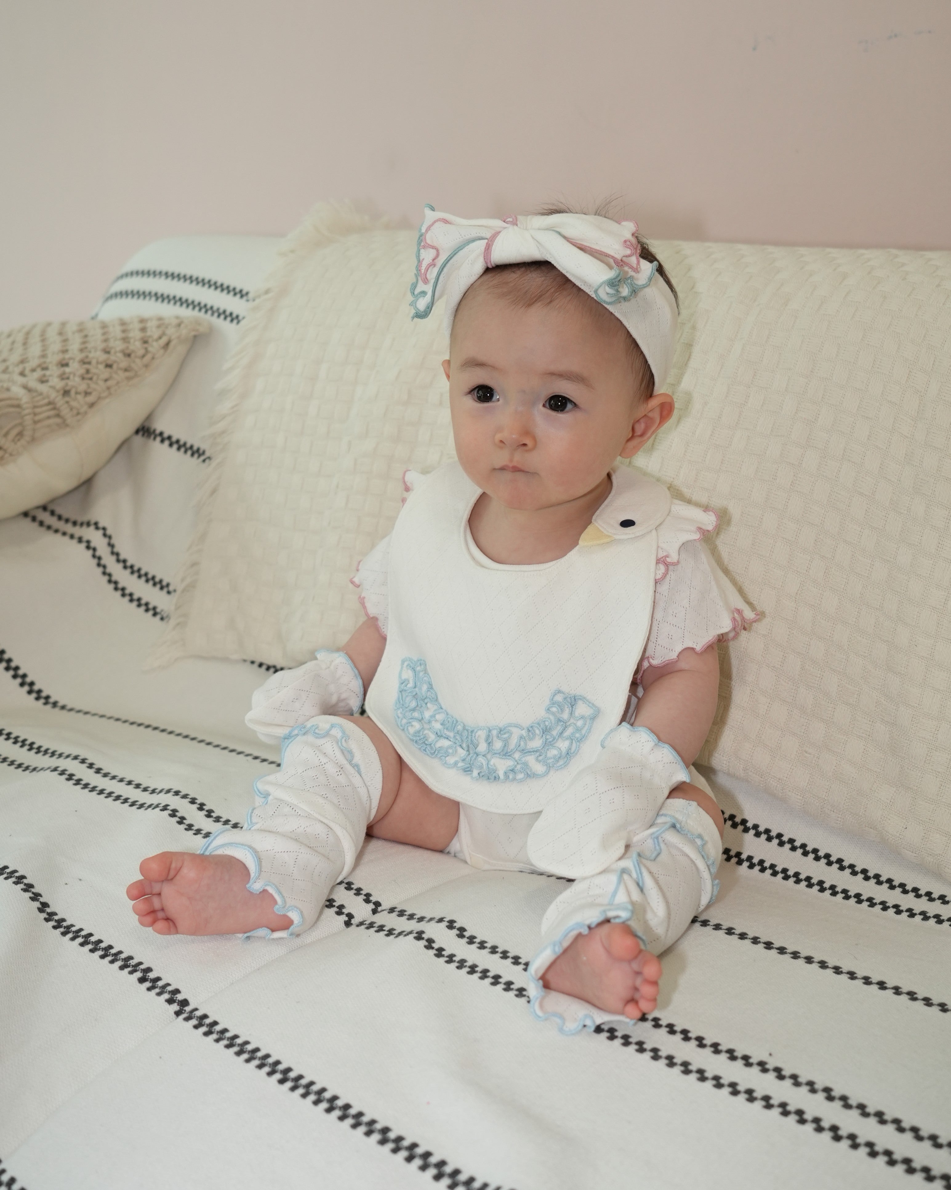 Eyelet Rib Baby Gift Set【150009】