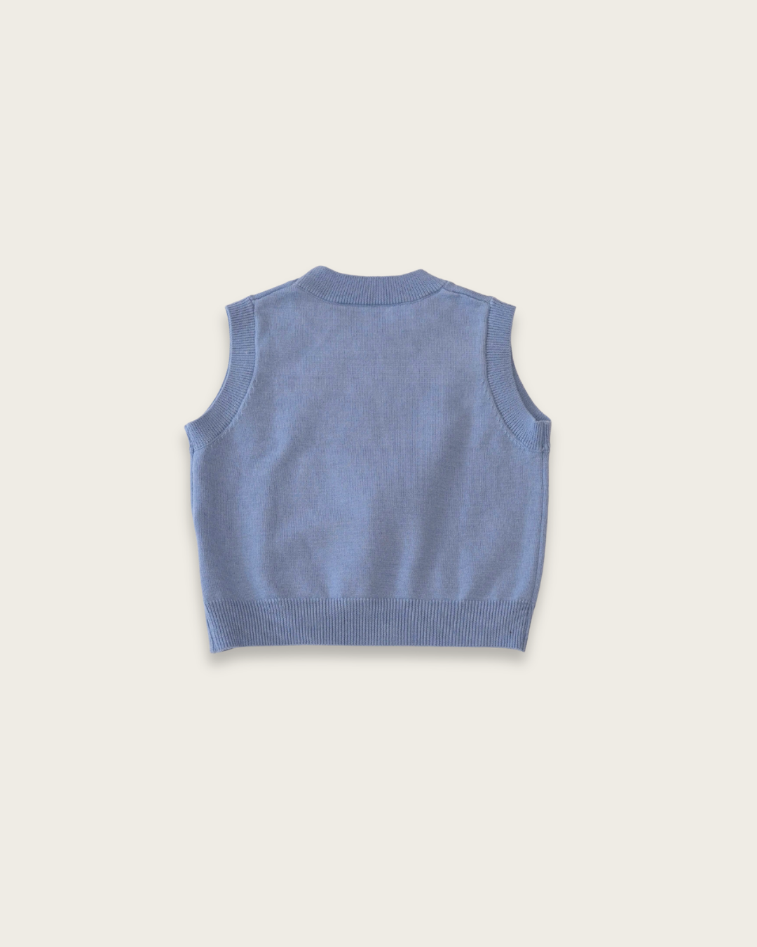 Dog Blue Knit Vest【K288】