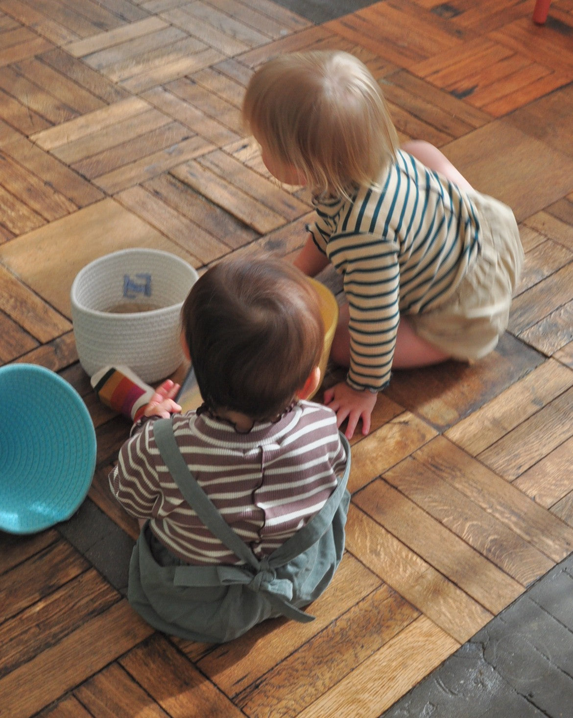 Striped Merrow Tops【110205】(brown)