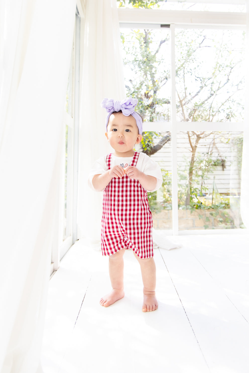 ショート丈サロペット【110059】