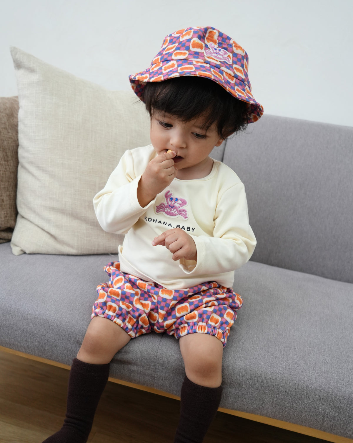 KOHANA × カニパン Long Sleeve Tee & Bloomers Set【110427】