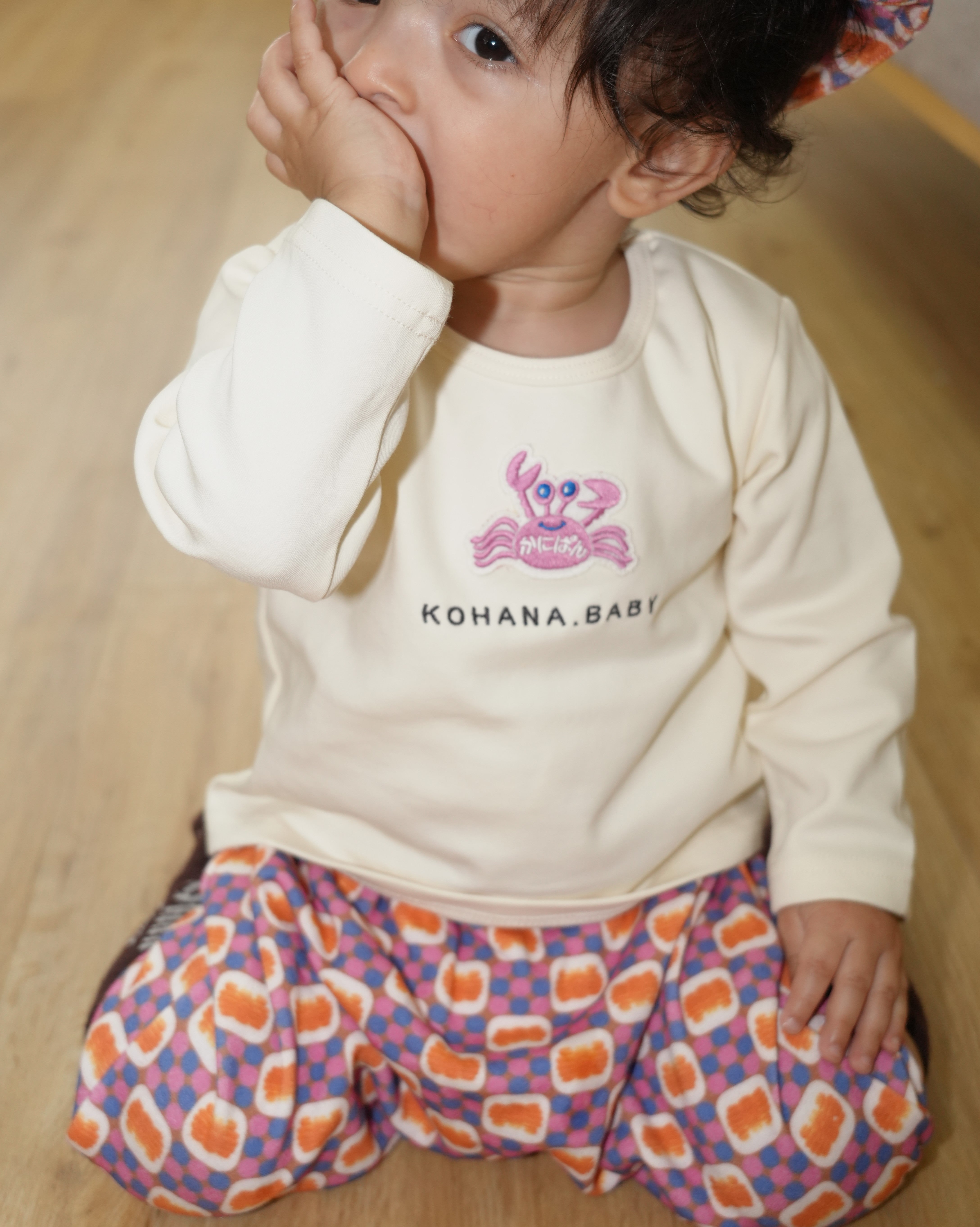 KOHANA × カニパン Long Sleeve Tee & Bloomers Set【110427】