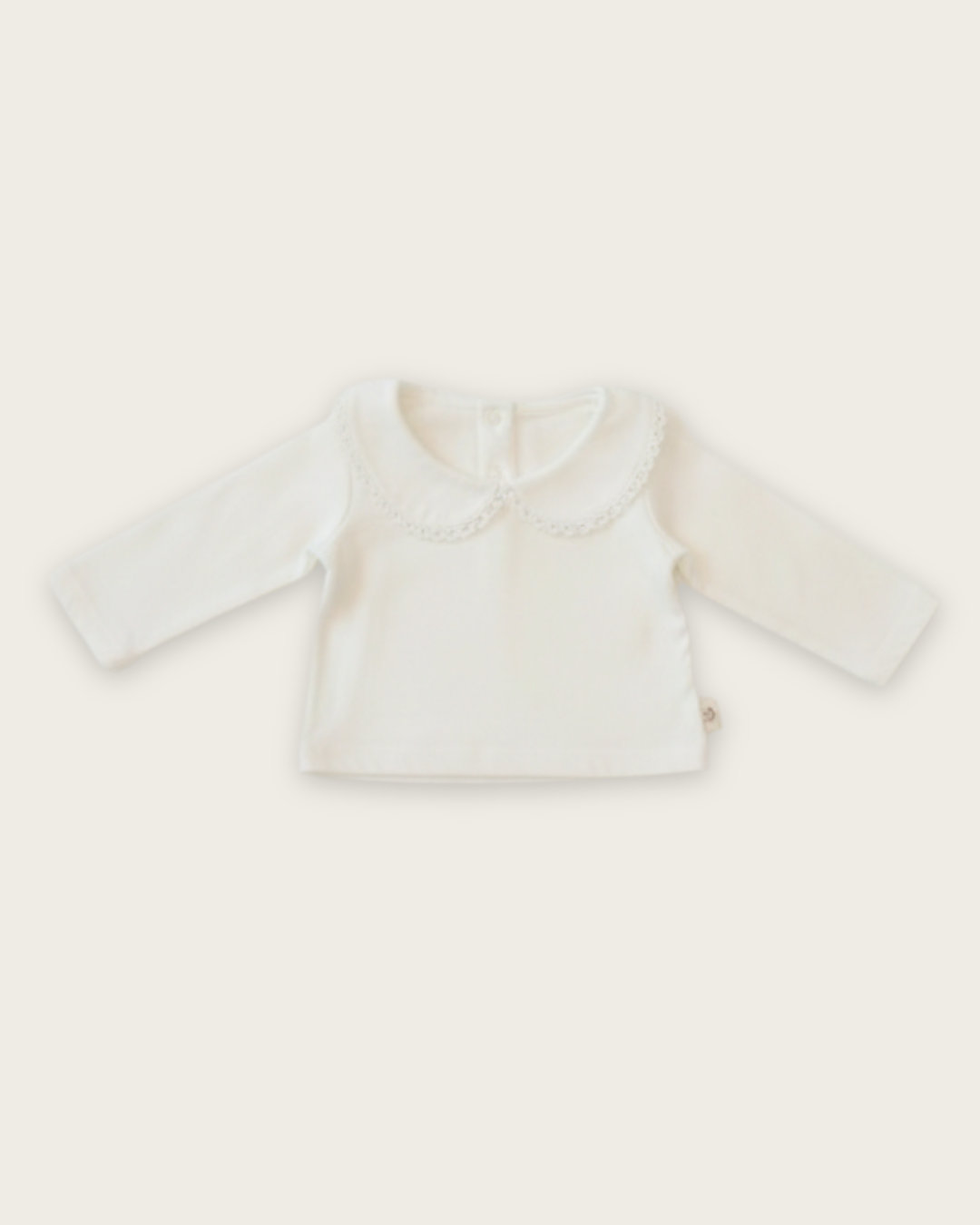 Round Collar Lace Shirt【110133】