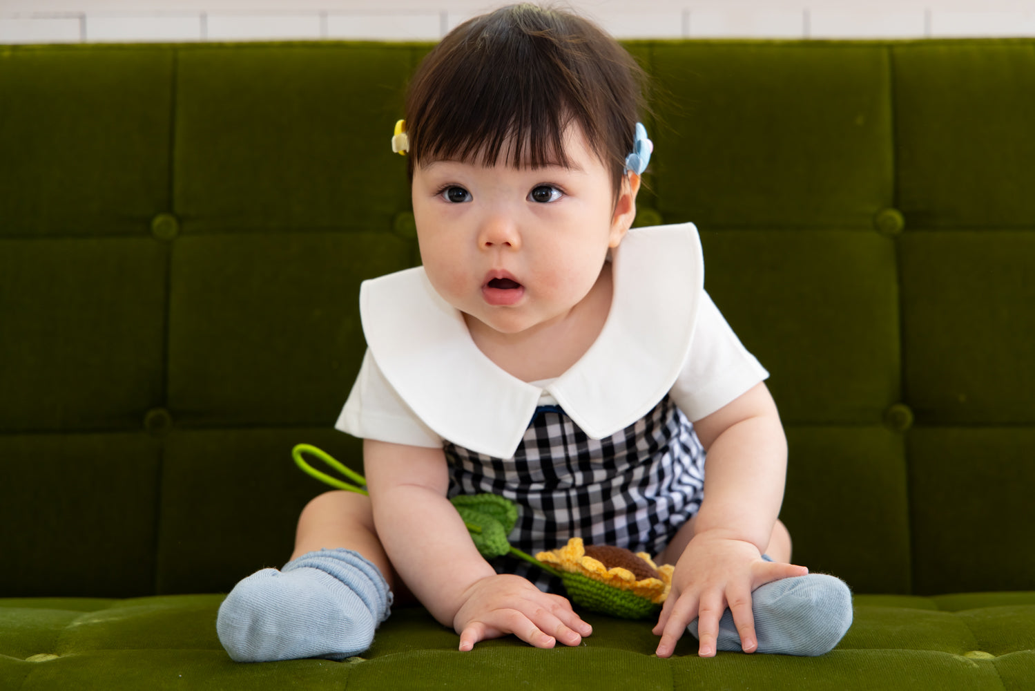 半袖蝶ネクタイカラーシャツ【110071】