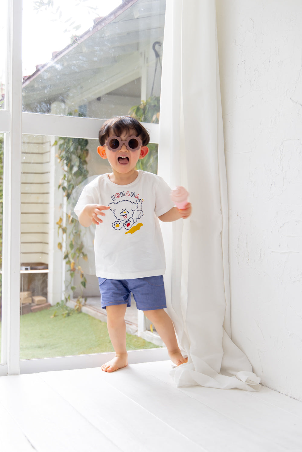 アニマル花火ダンガリー甚平【110058】