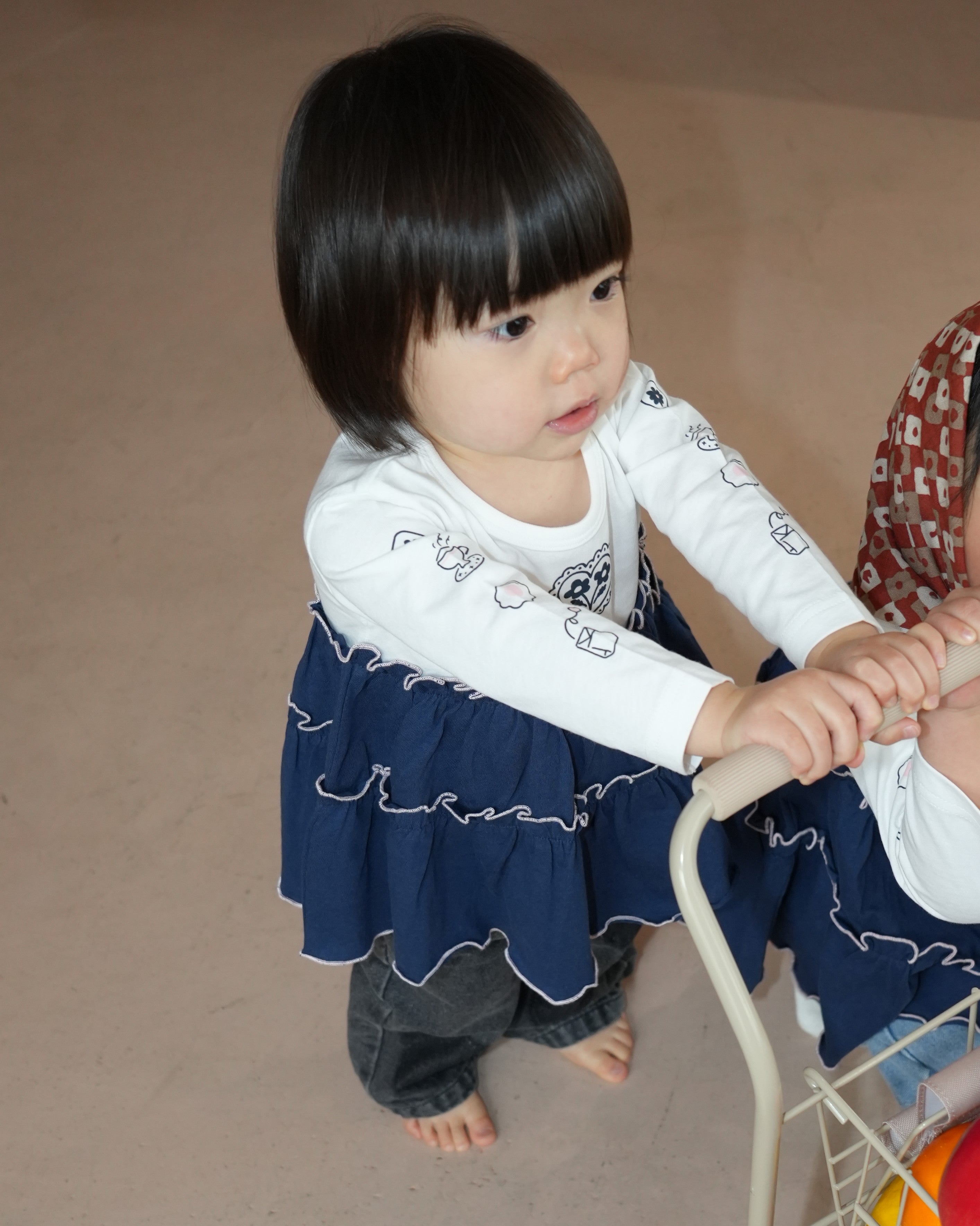 Country Style Tiered Merrow Tunic【110136】