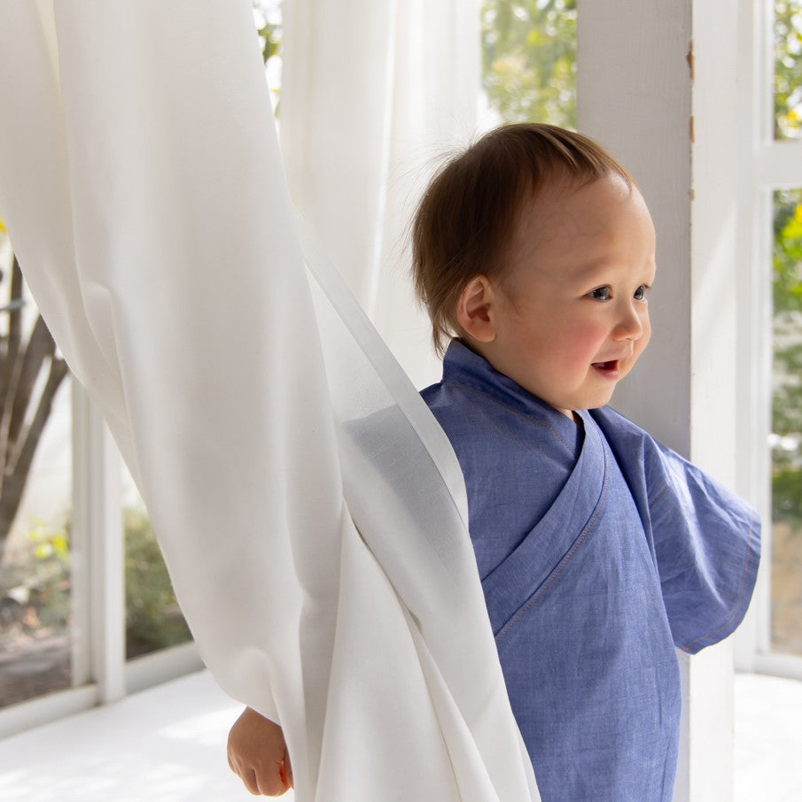 アニマル花火ダンガリー甚平【110058】