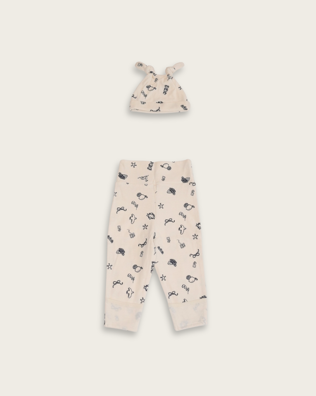 Illustrated Baby High Waist Pants【110132】