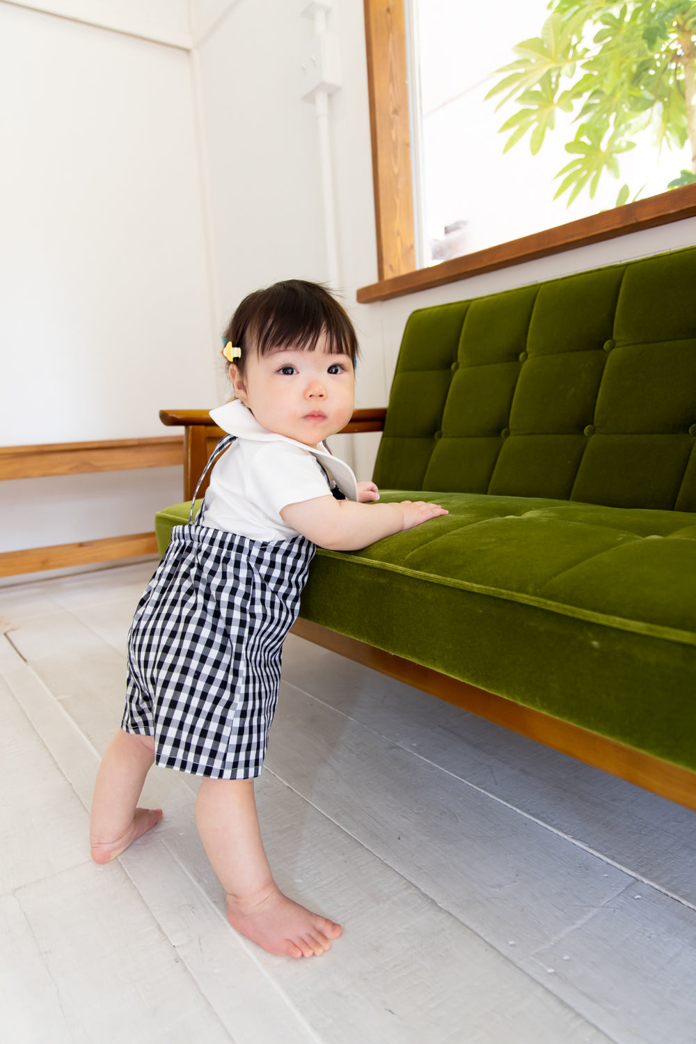 ショート丈サロペット【110059】