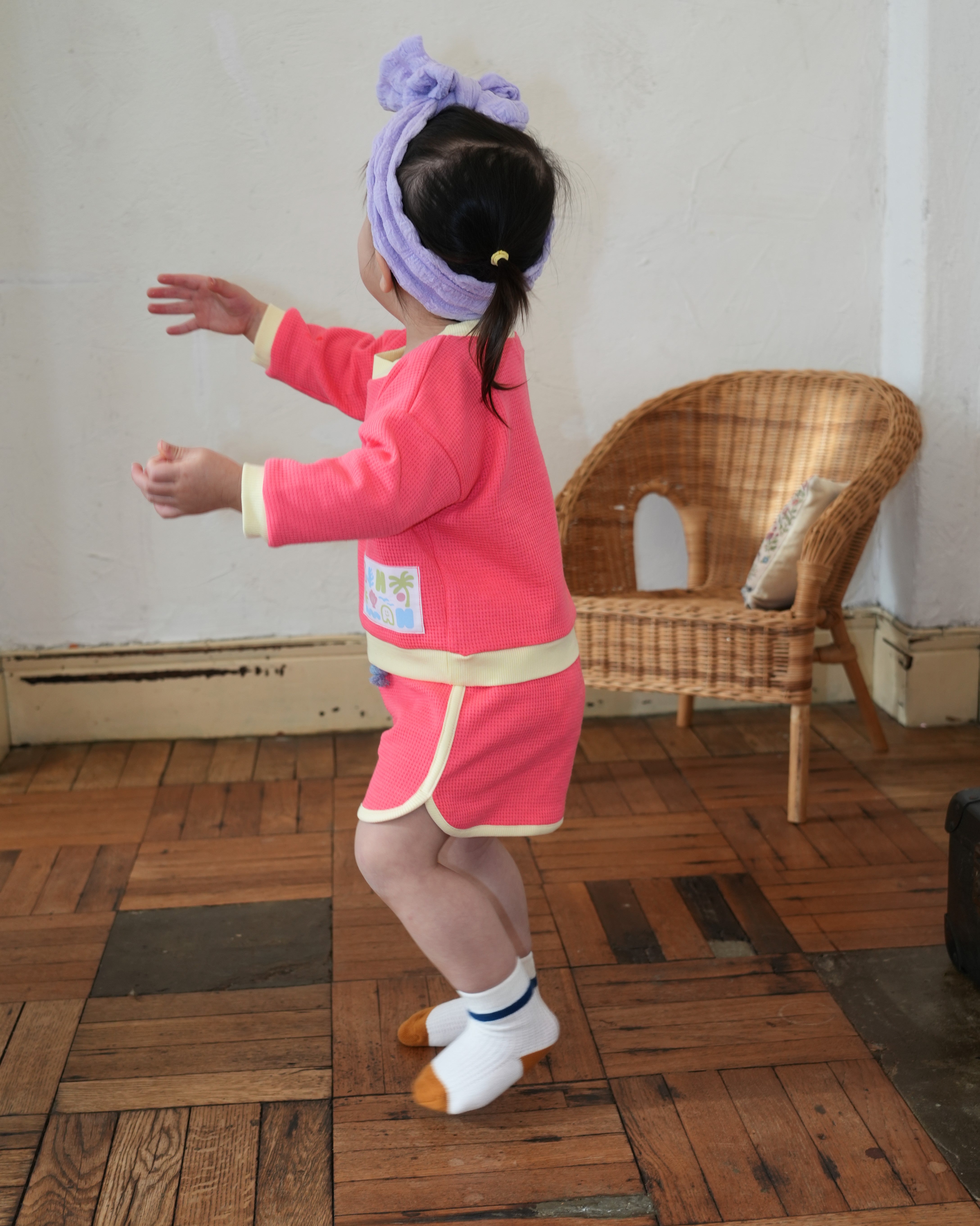 Neon Color Sweatshirt【110200】(orange)