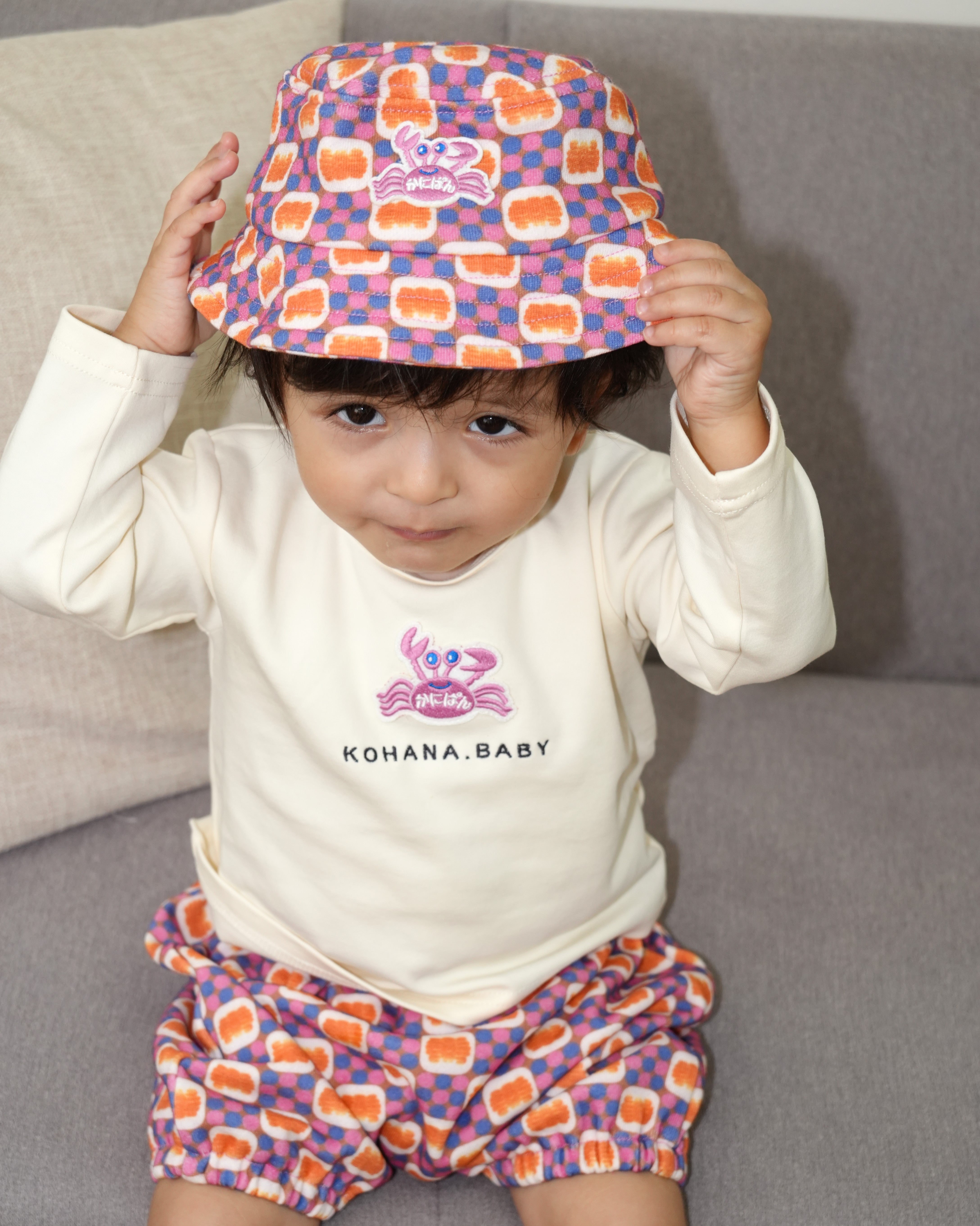 KOHANA × カニパン Long Sleeve Tee & Bloomers Set【110427】