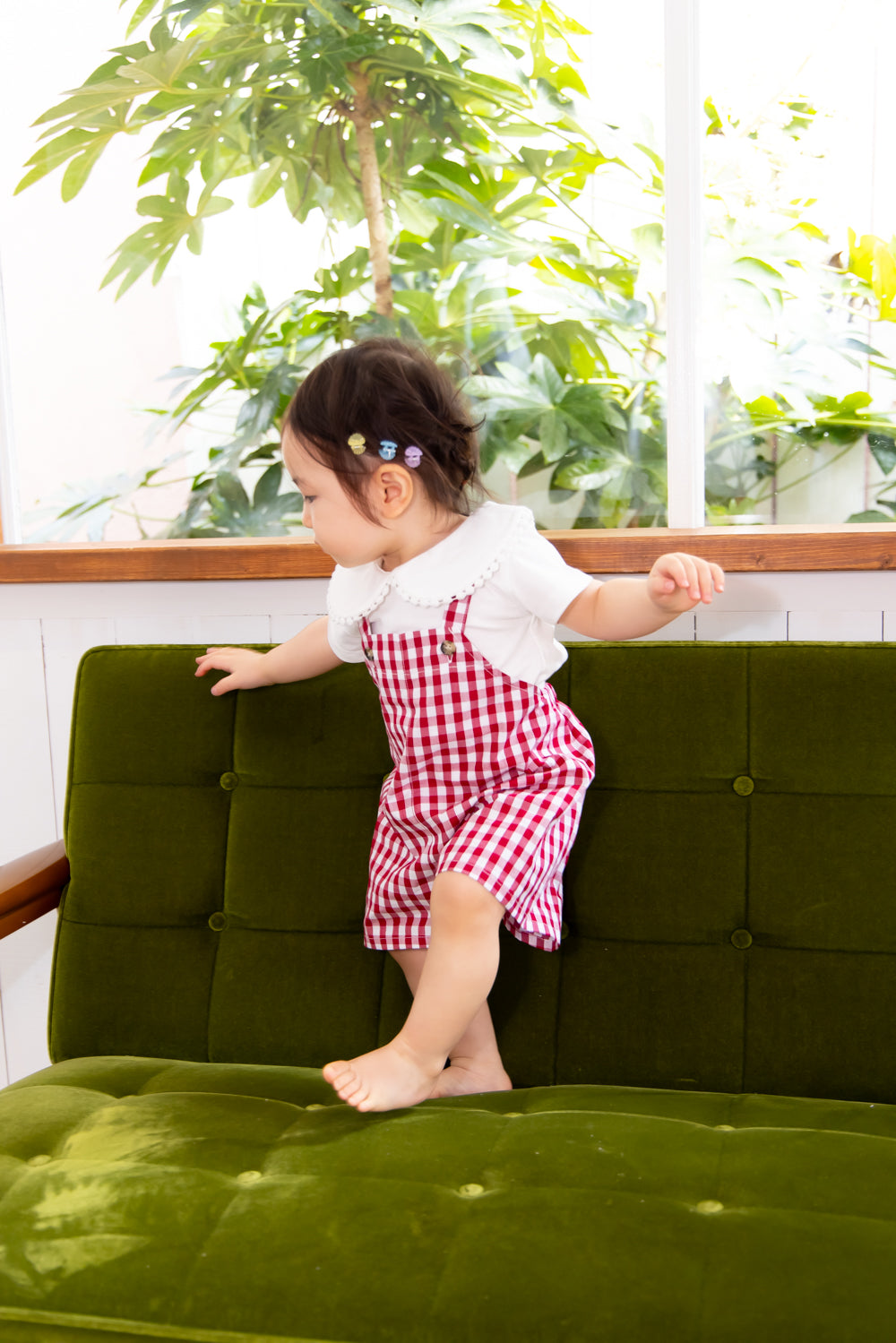 ショート丈サロペット【110059】