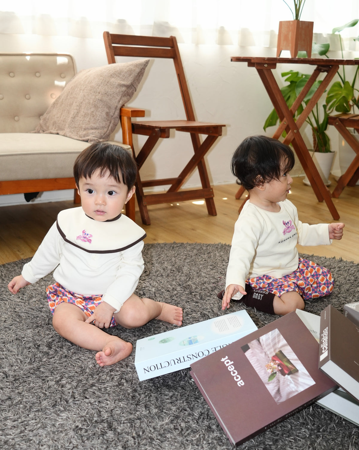 KOHANA × カニパン Long Sleeve Tee & Bloomers Set【110427】