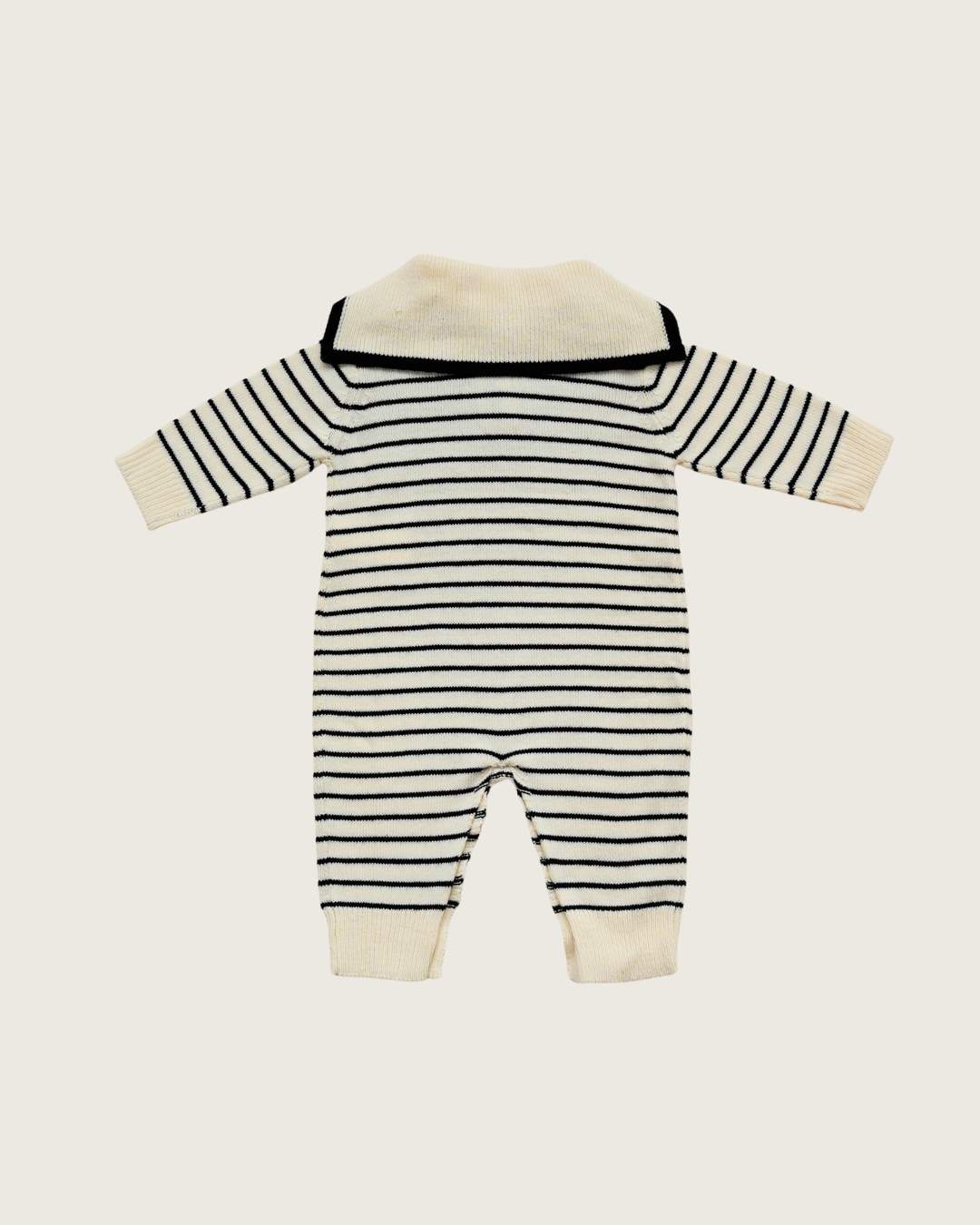 Sailor Collar Knit Cover All(border)