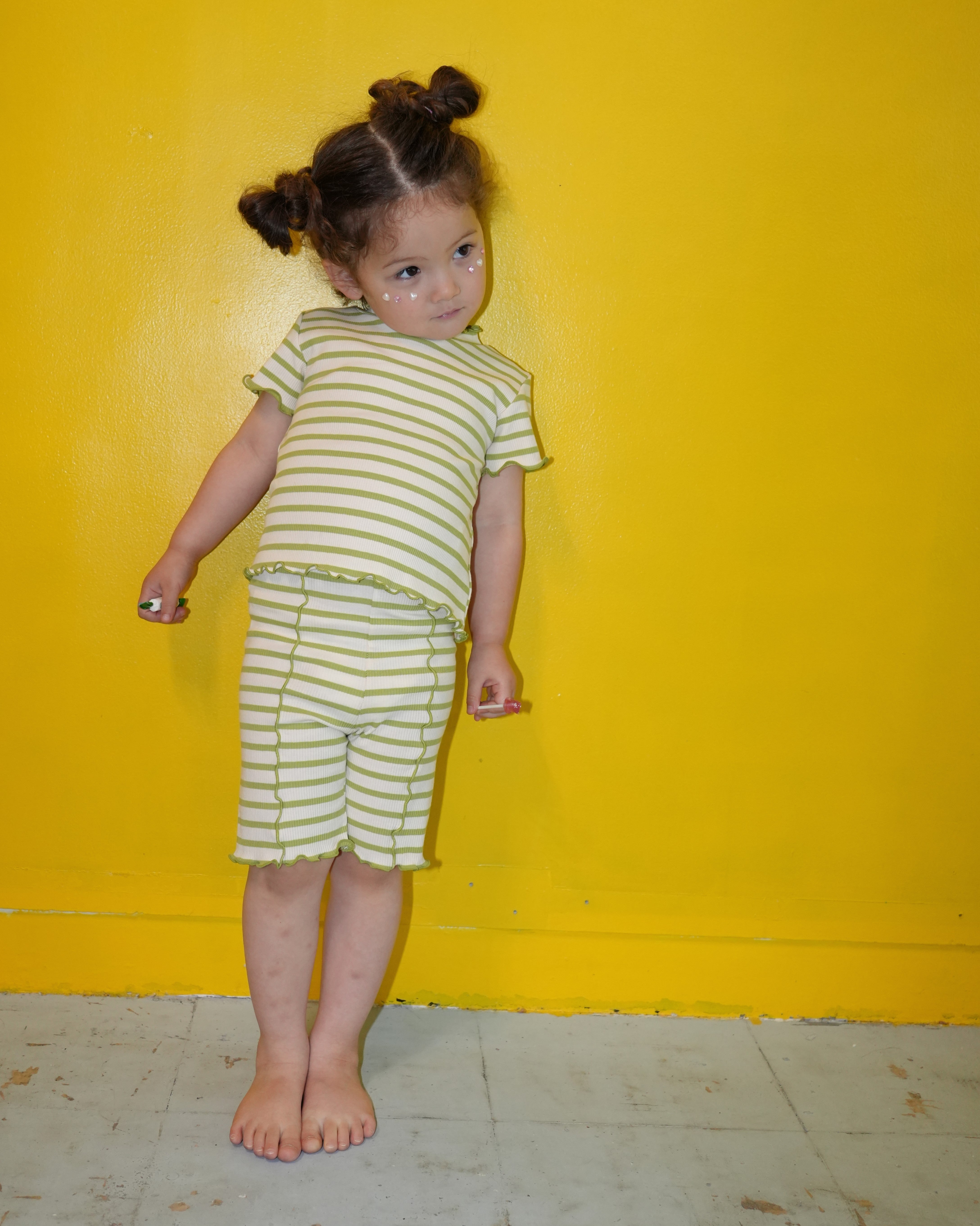 Striped Merrow Leggings【150016】 (LGR)